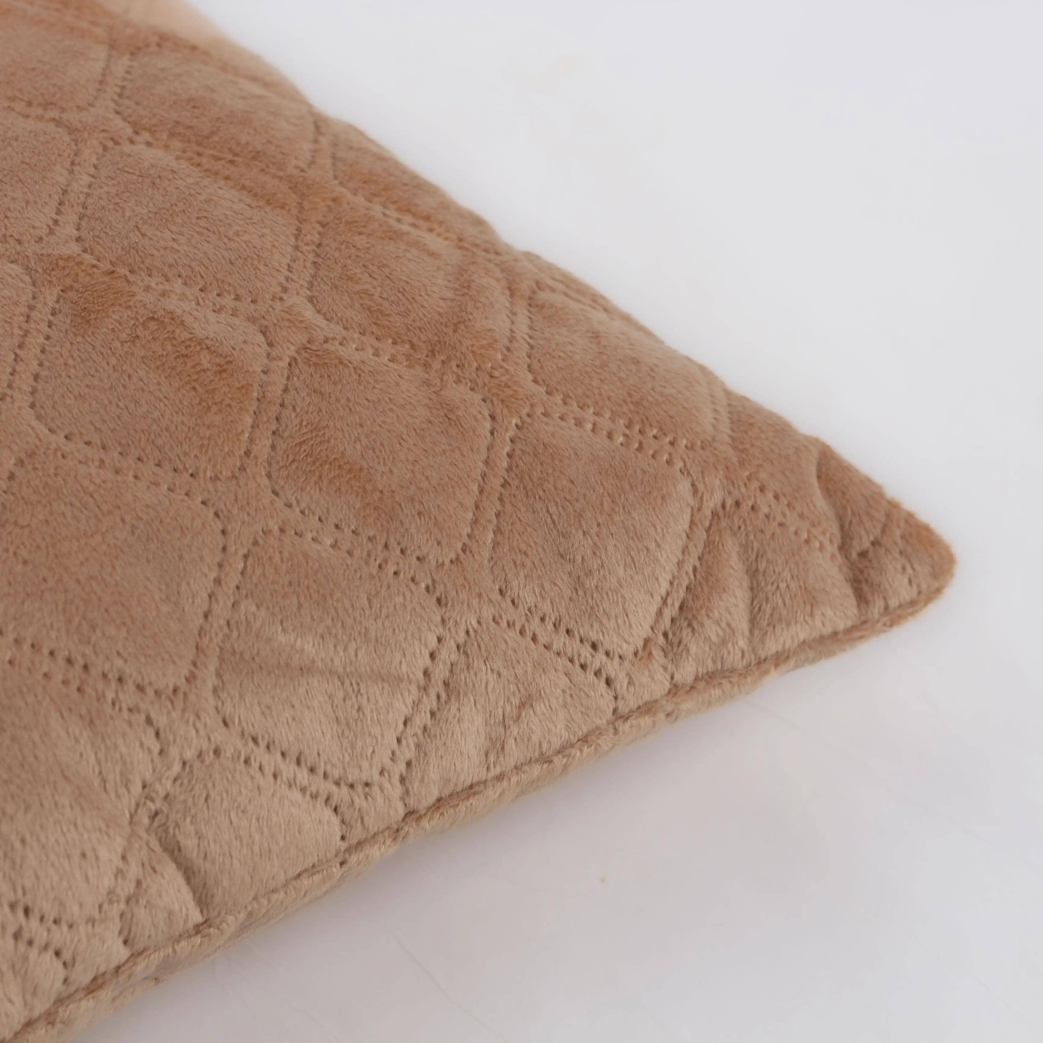 Подушка декоративна "VELOUR" Кавова, 45x45 - Фото 7