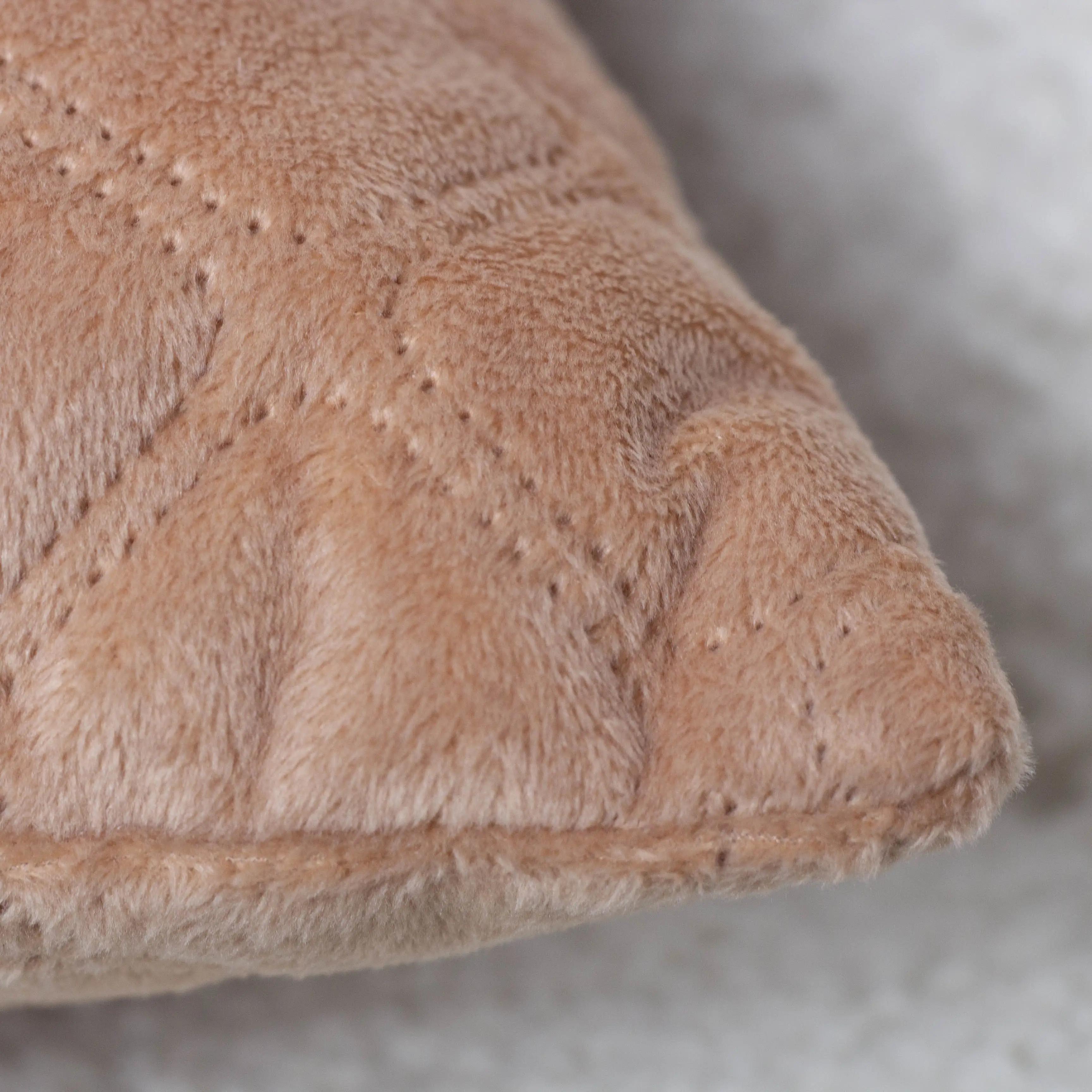 Подушка декоративна "VELOUR" Кавова, 45x45 - Фото 5