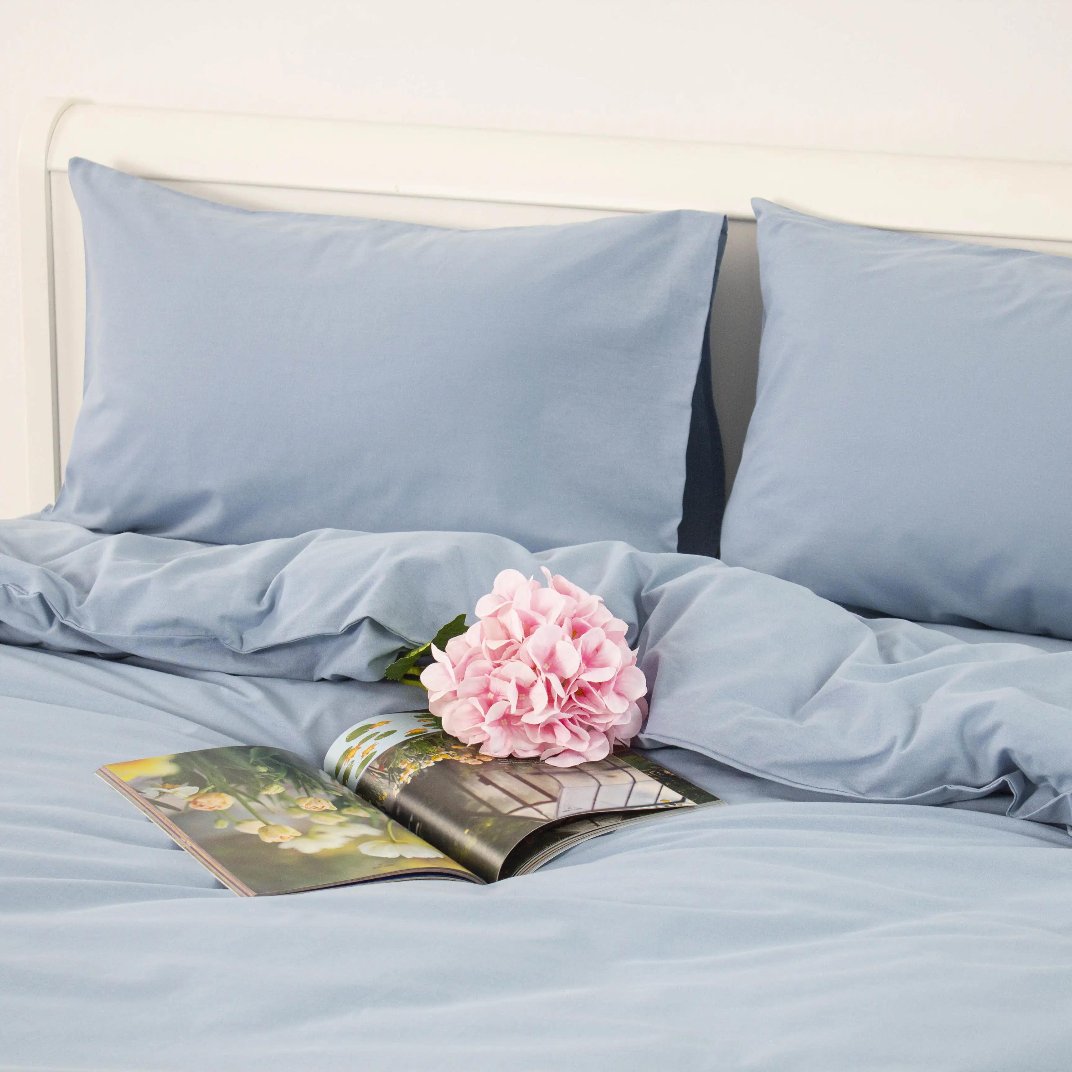 Комплект постільної білизни ТЕП "Aura" Дощова Волошка, полуторна - Фото 5