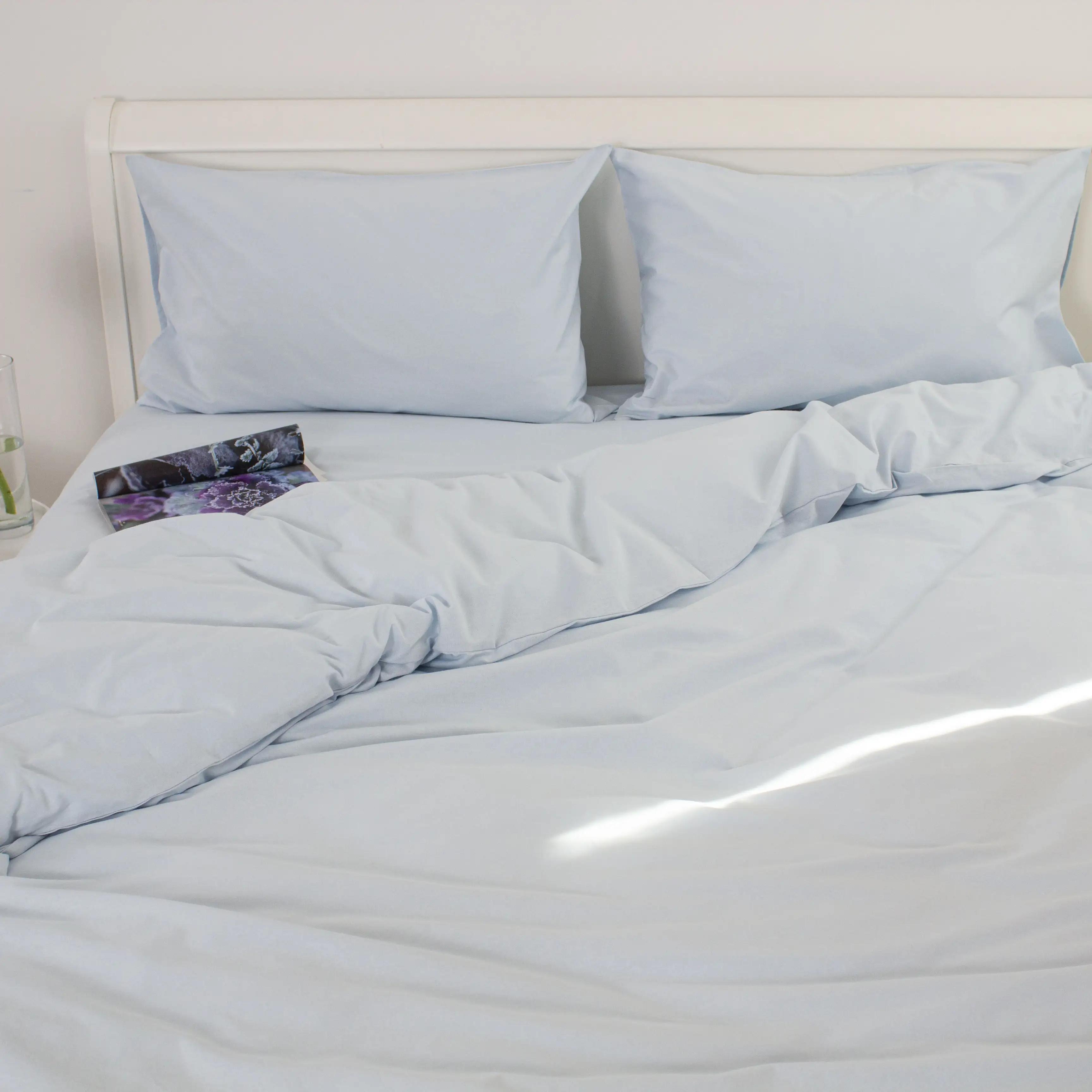 Комплект постільної білизни ТЕП "Aura" Небесна Гортензія, полуторна - Фото 3
