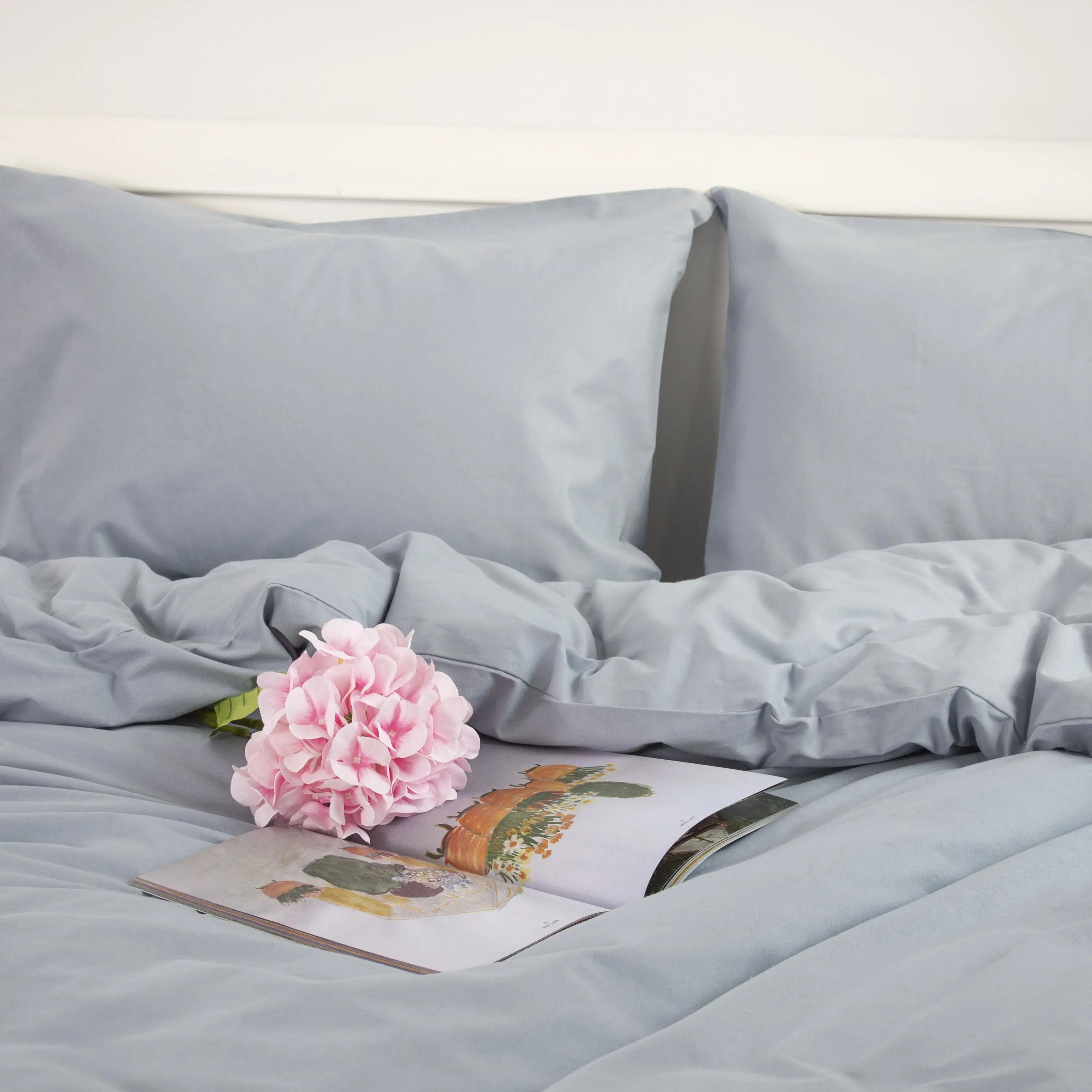 Комплект постільної білизни ТЕП "Aura" Туманна Віола, полуторна - Фото 5