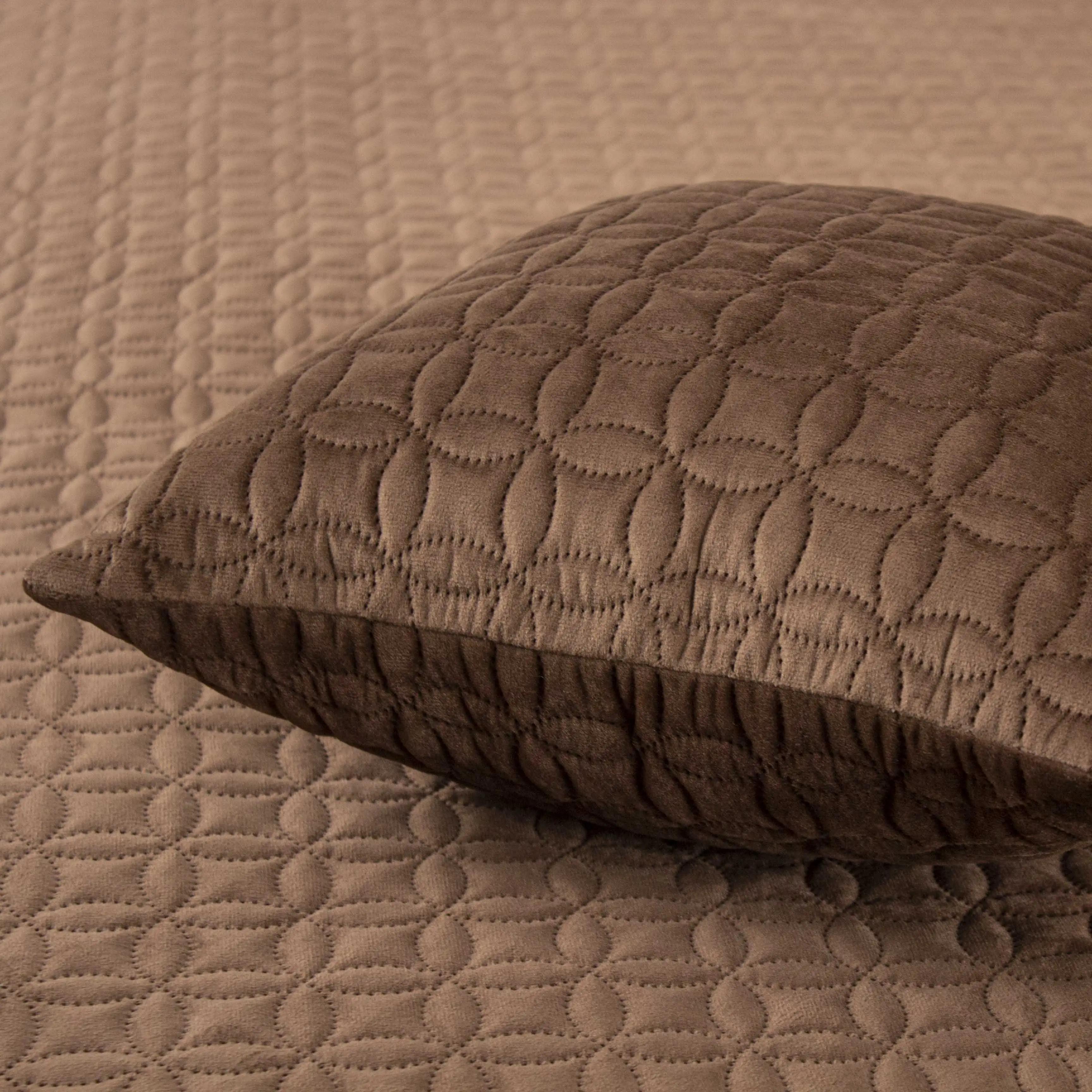 Покривало ТЕП "VELOUR" Коричневий/Мозаїка, 150x210 - Фото 5