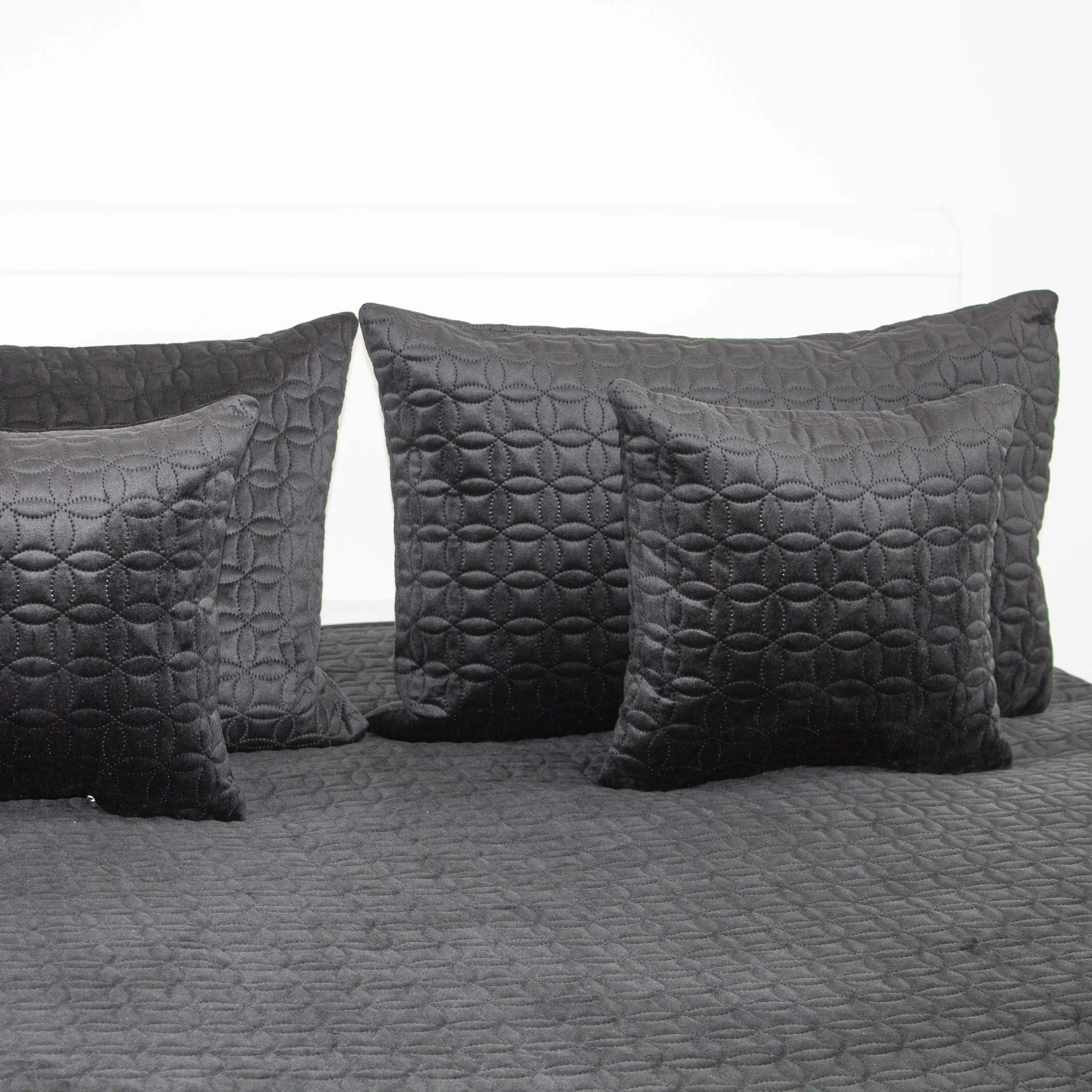 Покривало ТЕП "VELOUR" Чорний/Мозаїка, 150x210 - Фото 2