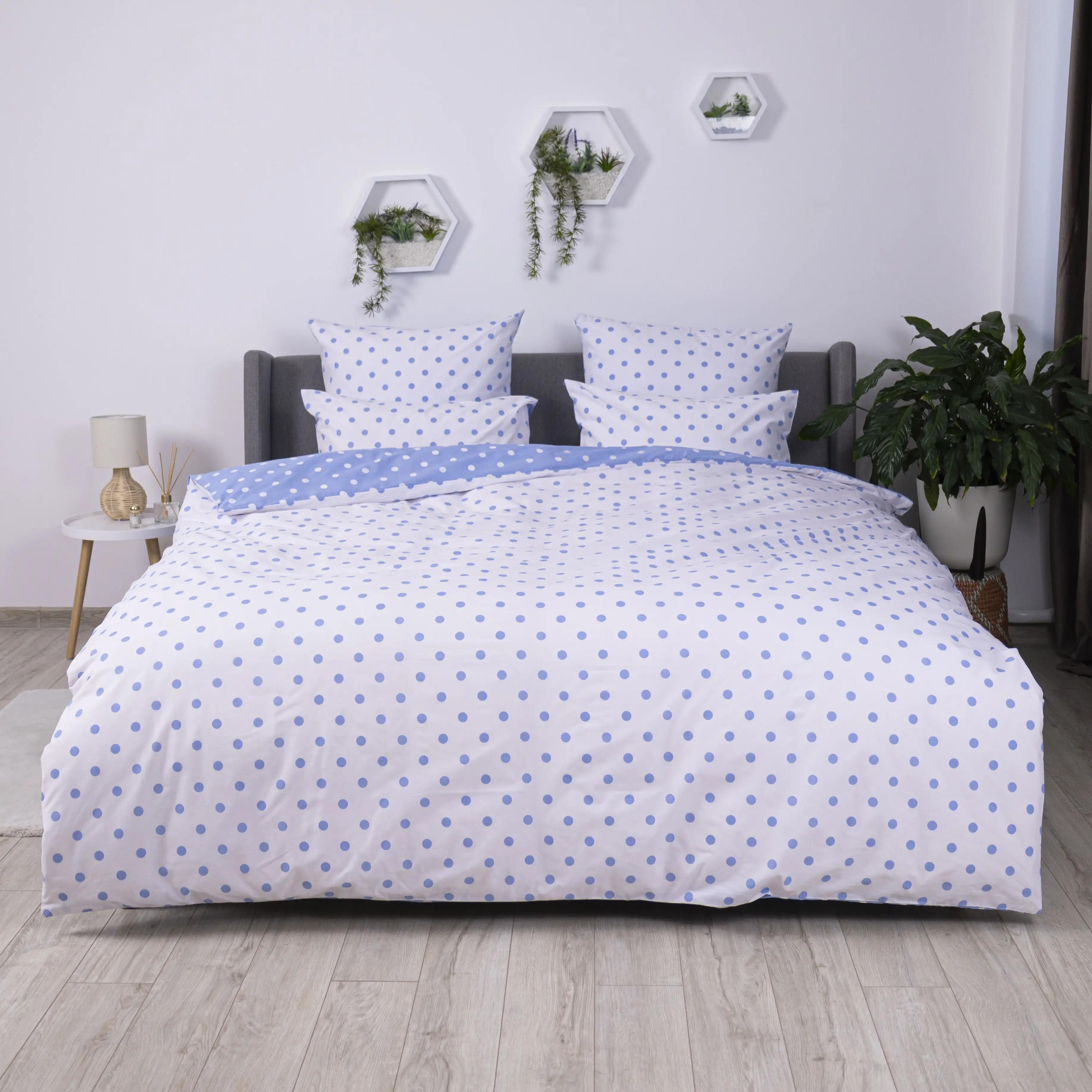 Постільна білизна ТЕП "Happy Sleep" Light Blue Dots, 50x70, полуторна - Фото 2 Постільна білизна ТЕП "Happy Sleep" Light Blue Dots, 50x70, полуторна - Фото 2