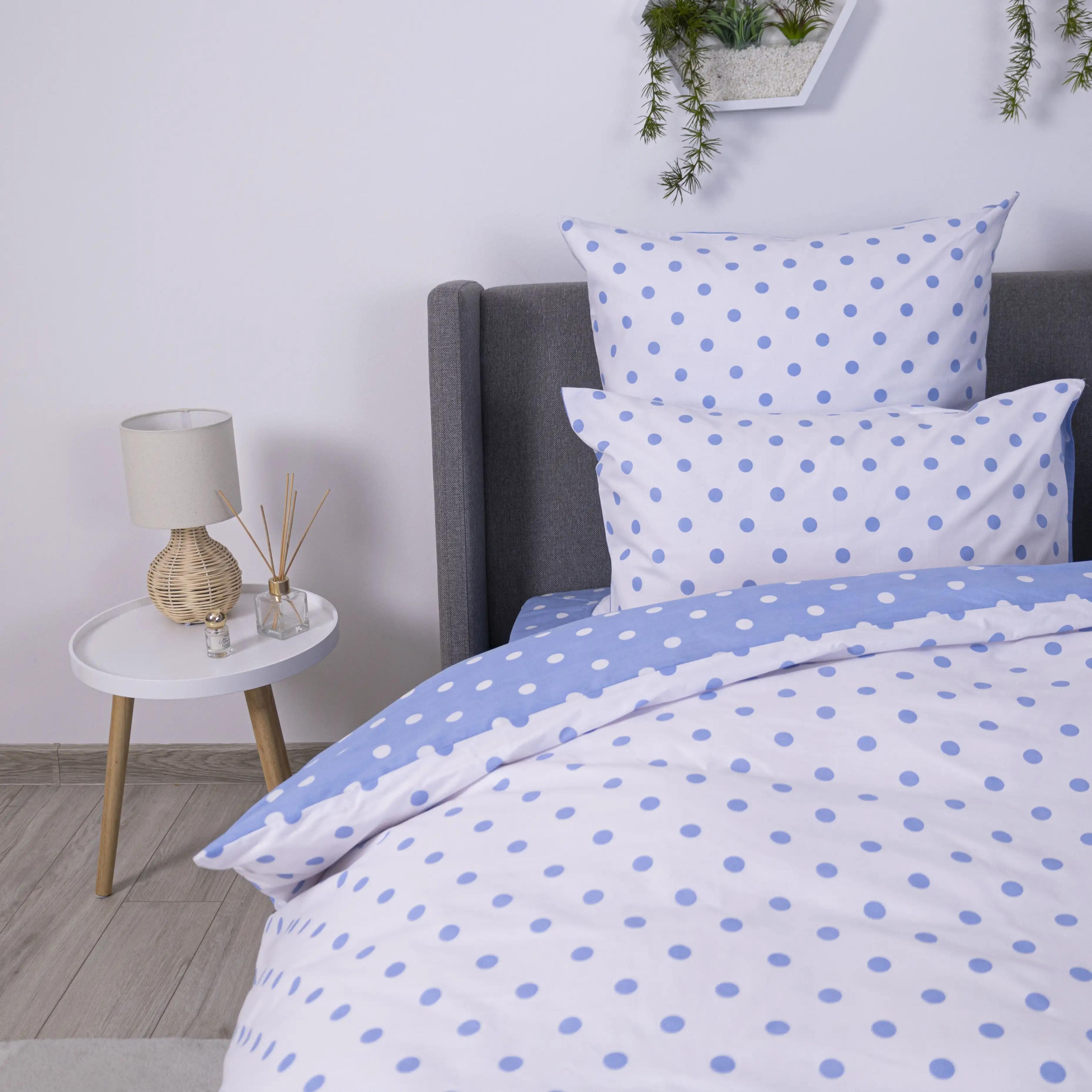 Постільна білизна ТЕП "Happy Sleep" Light Blue Dots, 50x70, полуторна - Фото 5 Постільна білизна ТЕП "Happy Sleep" Light Blue Dots, 50x70, полуторна - Фото 5