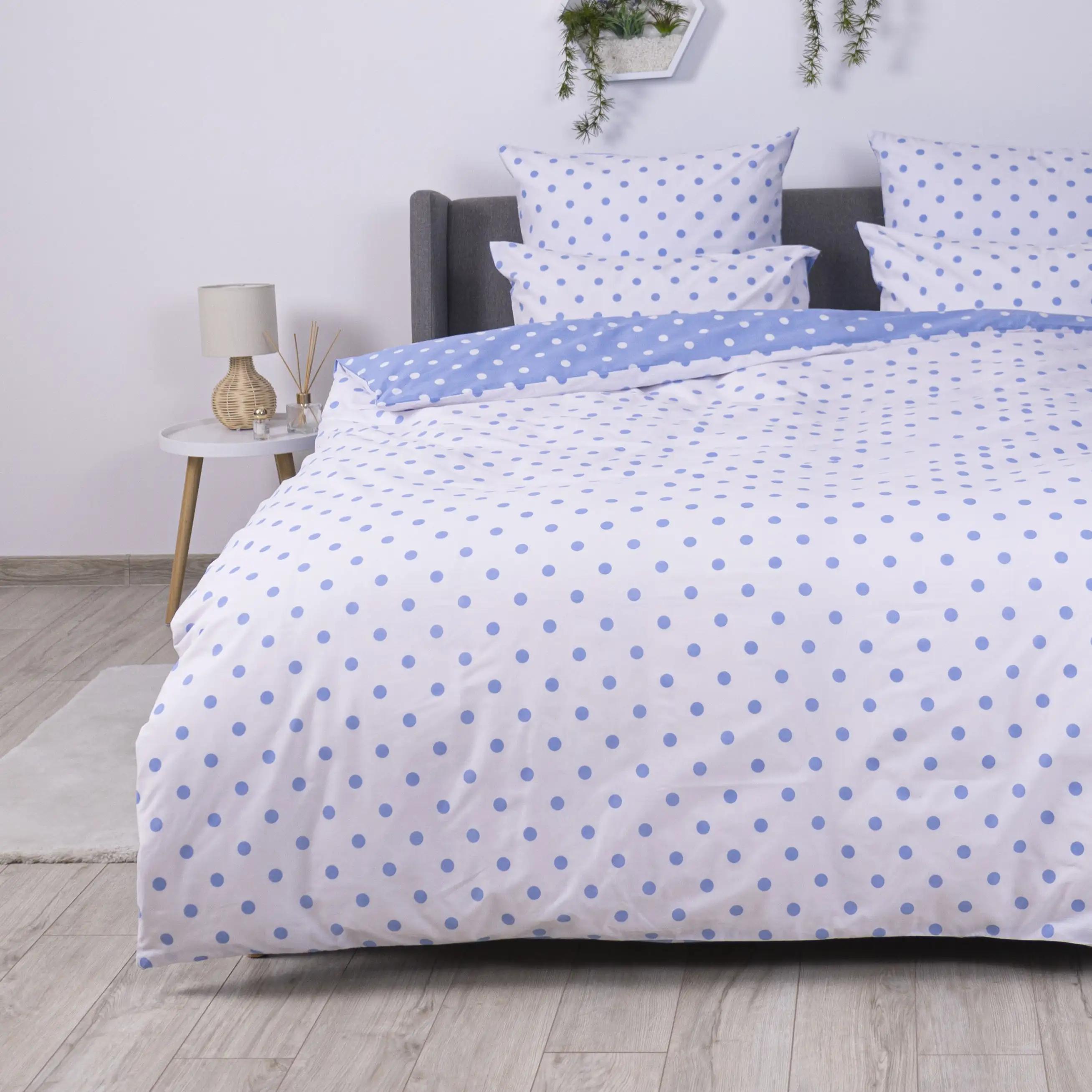 Постільна білизна ТЕП "Happy Sleep" Light Blue Dots, 50x70, полуторна - Фото 6 Постільна білизна ТЕП "Happy Sleep" Light Blue Dots, 50x70, полуторна - Фото 6