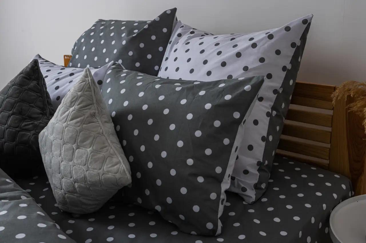 Комплект постільної білизни ТЕП Grey Dots, полуторна - Фото 3 Комплект постільної білизни ТЕП Grey Dots, полуторна - Фото 3