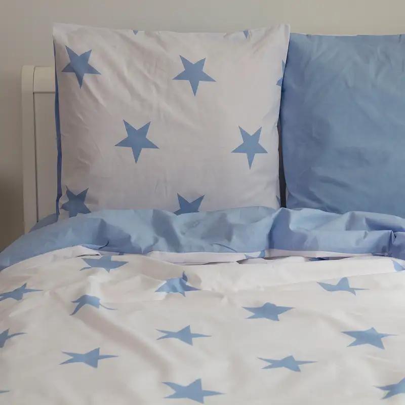 Постільна білизна ТЕП "Soft dreams" Morning Star Blue, 70x70, полуторна - Фото 4 Постільна білизна ТЕП "Soft dreams" Morning Star Blue, 70x70, полуторна - Фото 4