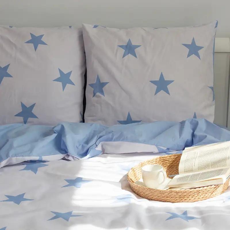 Постільна білизна ТЕП "Soft dreams" Morning Star Blue, 70x70, полуторна - Фото 5 Постільна білизна ТЕП "Soft dreams" Morning Star Blue, 70x70, полуторна - Фото 5