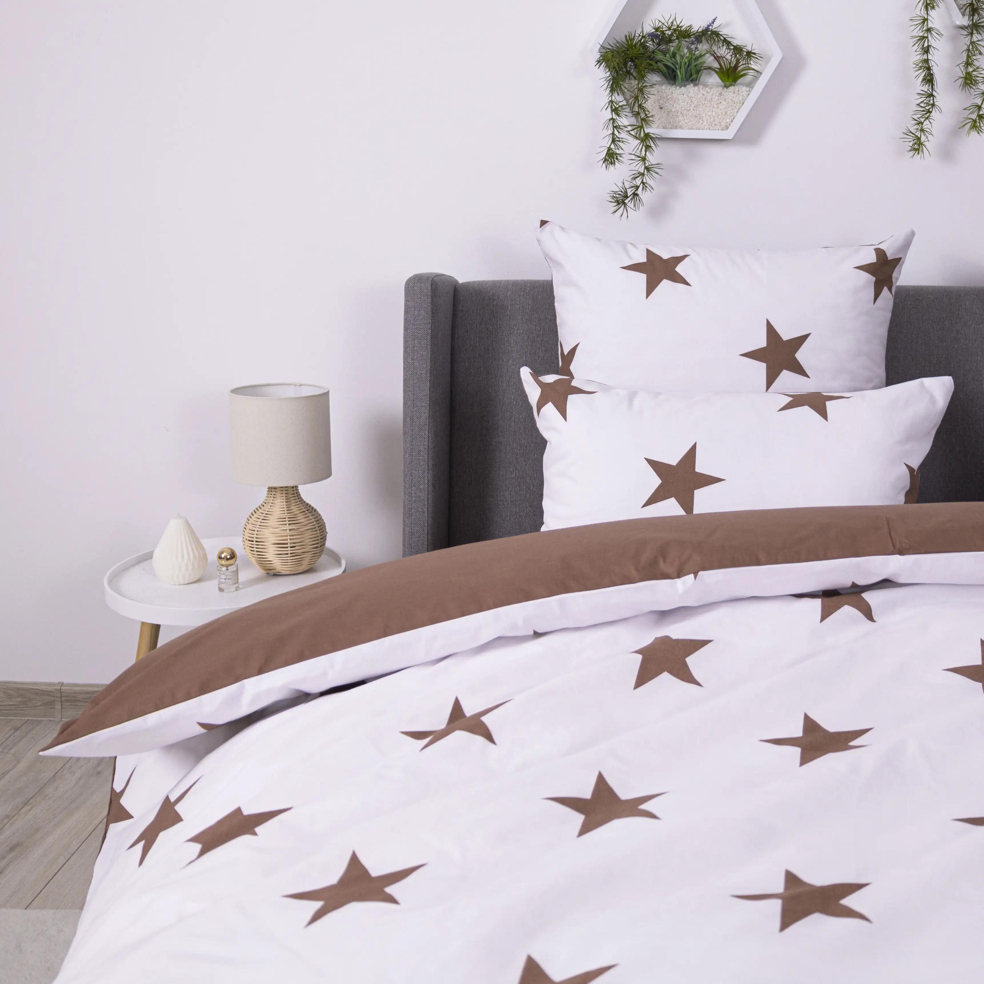 Постільна білизна ТЕП "Soft dreams" Morning Star Cappuccino, 70x70, полуторна - Фото 5 Постільна білизна ТЕП "Soft dreams" Morning Star Cappuccino, 70x70, полуторна - Фото 5