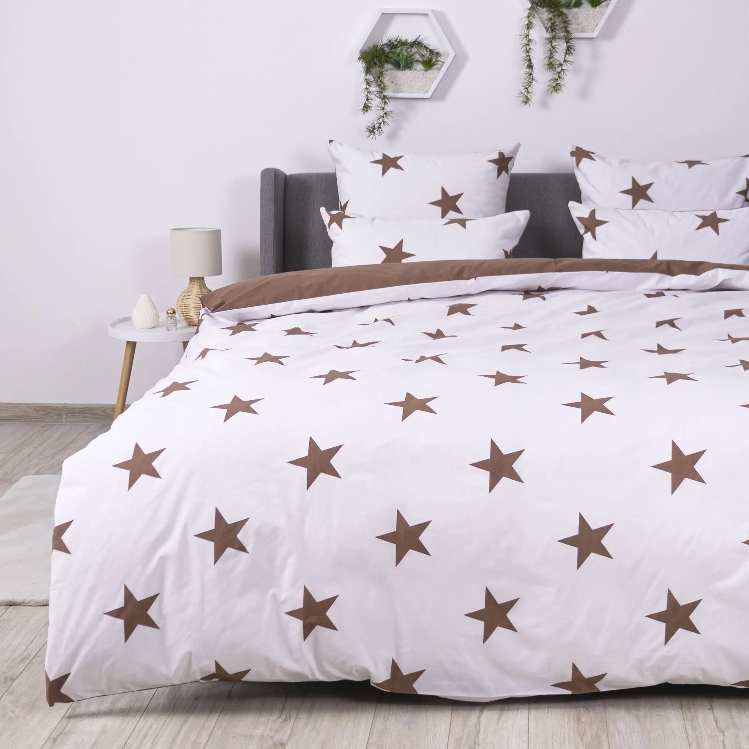 Постільна білизна ТЕП "Soft dreams" Morning Star Cappuccino, 70x70, полуторна - Фото 6 Постільна білизна ТЕП "Soft dreams" Morning Star Cappuccino, 70x70, полуторна - Фото 6