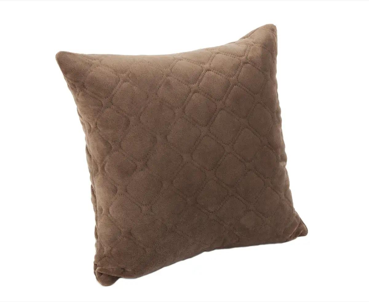 Подушка декоративна "VELOUR" Коричнева, 40x40 - Фото 4 Подушка декоративна "VELOUR" Коричнева, 40x40 - Фото 4