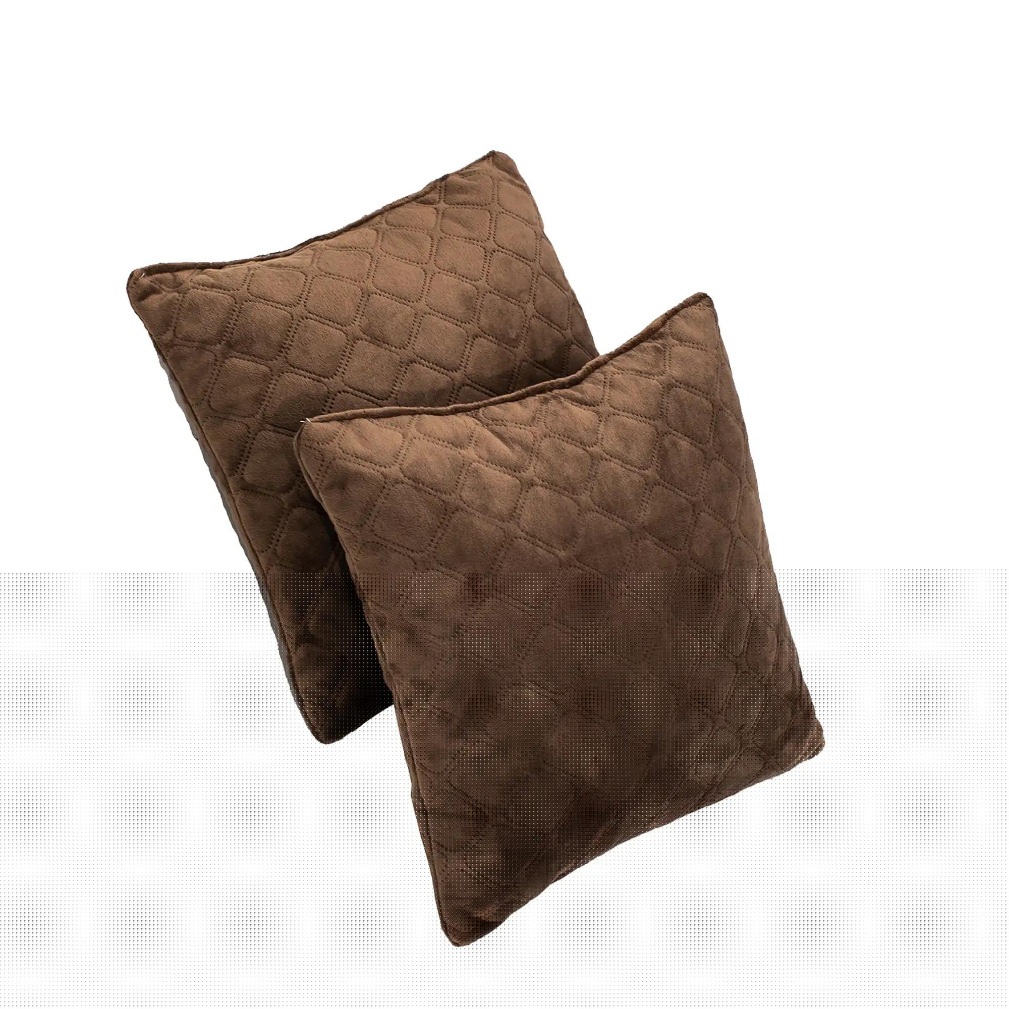 Подушка декоративна "VELOUR" Коричнева, 40x40 - Фото 5 Подушка декоративна "VELOUR" Коричнева, 40x40 - Фото 5