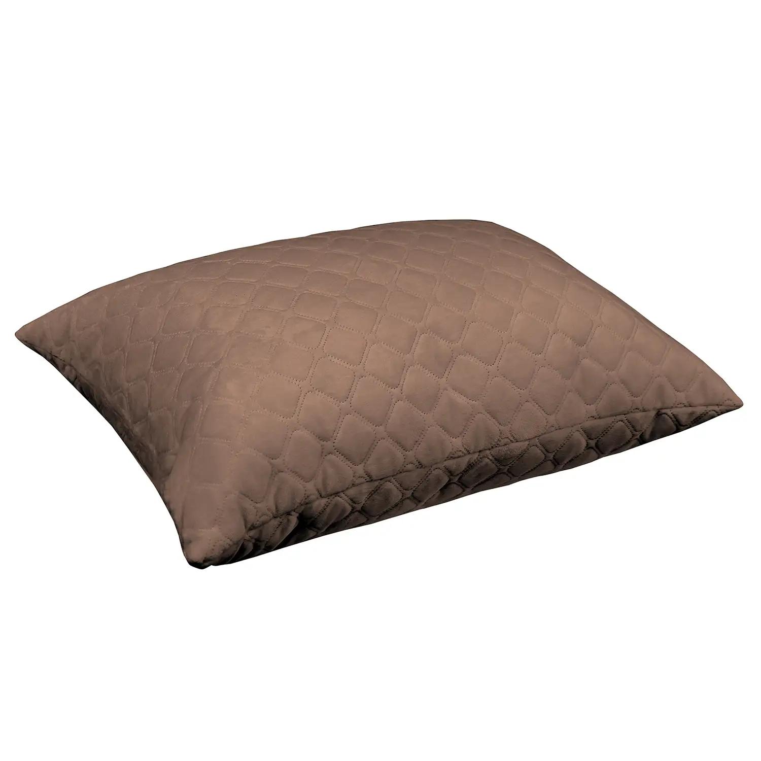 Подушка декоративна "VELOUR" Коричнева, 40x40 - Фото 3 Подушка декоративна "VELOUR" Коричнева, 40x40 - Фото 3