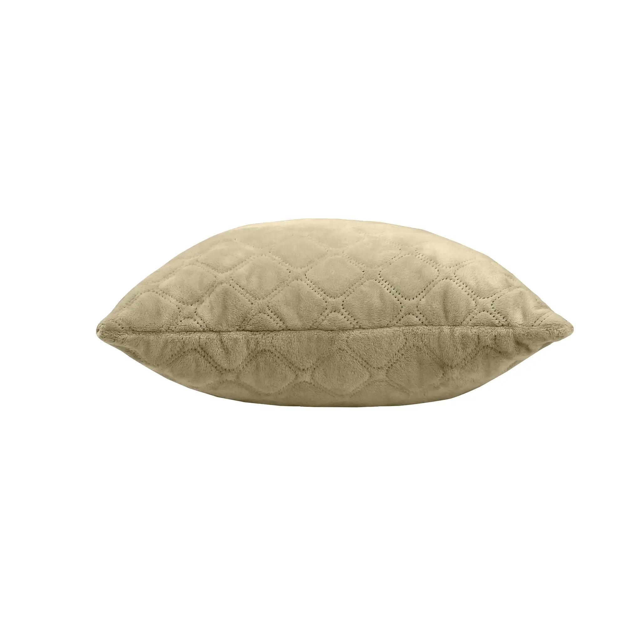 Подушка декоративна "VELOUR" Бежева, 40x40 - Фото 2 Подушка декоративна "VELOUR" Бежева, 40x40 - Фото 2