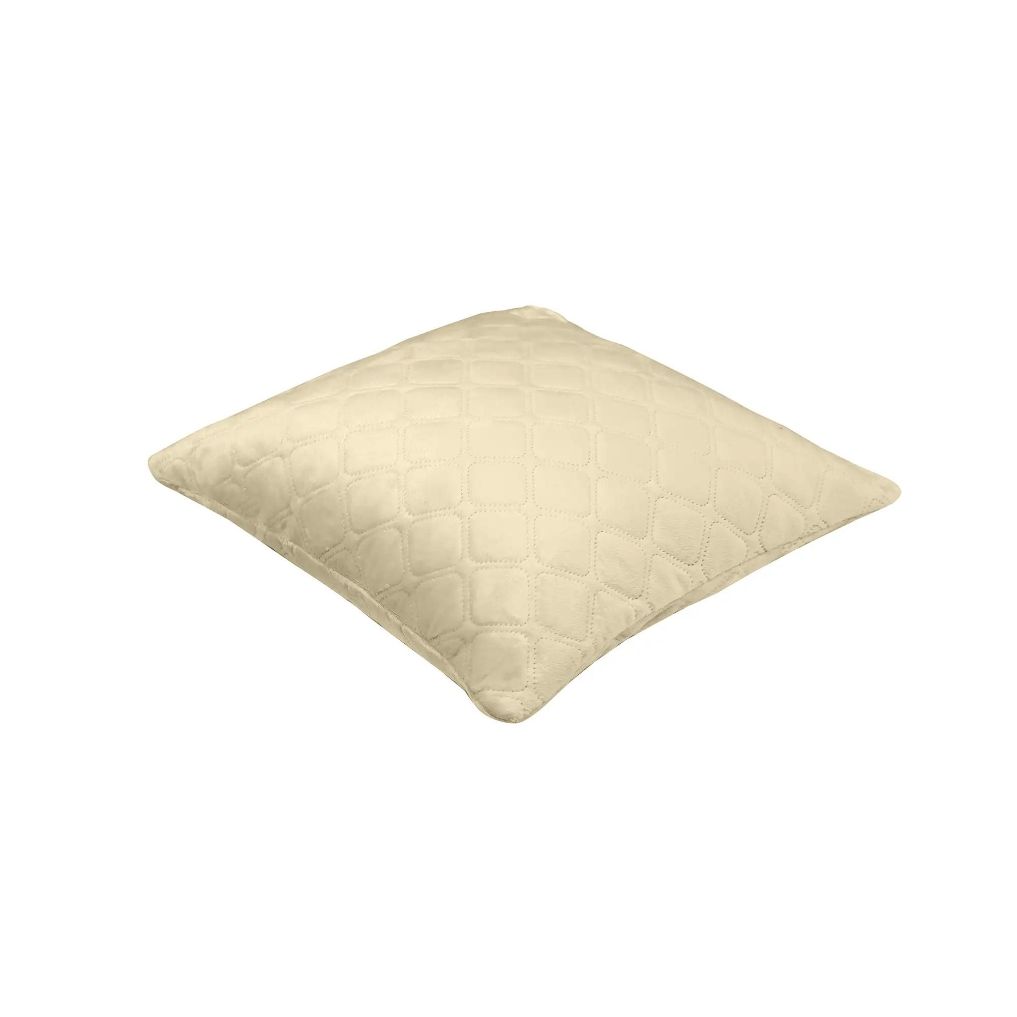 Подушка декоративна "VELOUR" Бежева, 40x40 - Фото 3 Подушка декоративна "VELOUR" Бежева, 40x40 - Фото 3