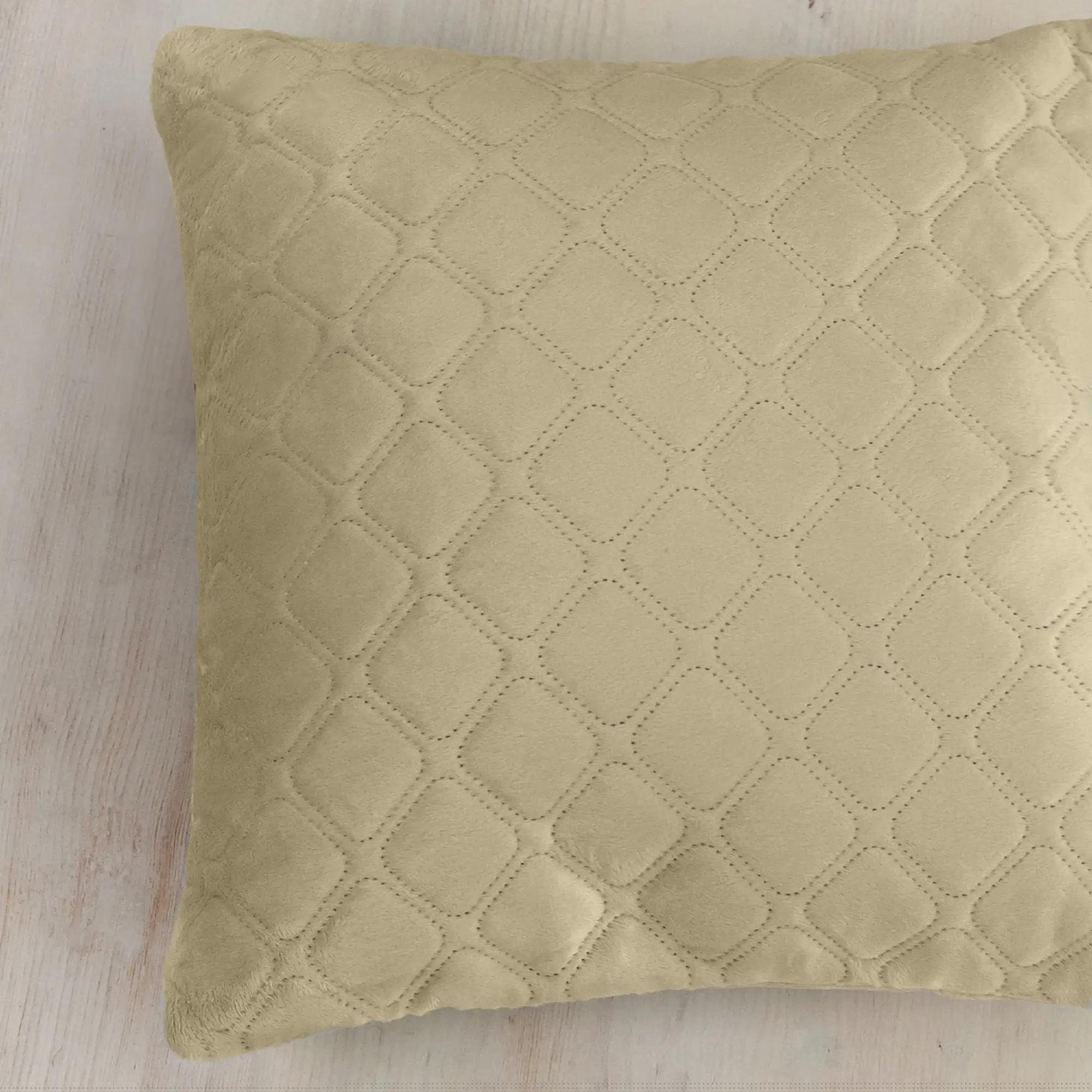 Подушка декоративна "VELOUR" Бежева, 40x40 - Фото 4 Подушка декоративна "VELOUR" Бежева, 40x40 - Фото 4