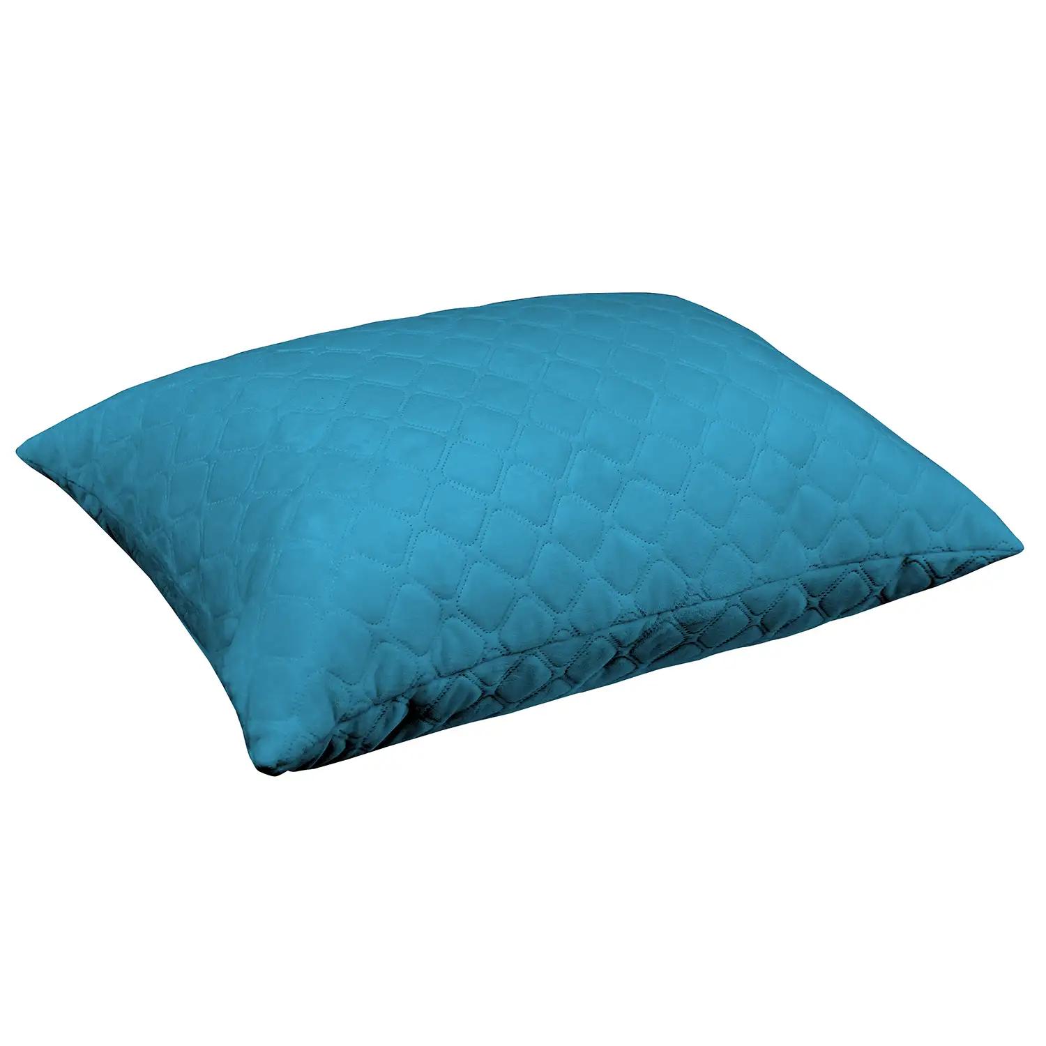 Подушка декоративна "VELOUR" Синя, 40x40 - Фото 3 Подушка декоративна "VELOUR" Синя, 40x40 - Фото 3