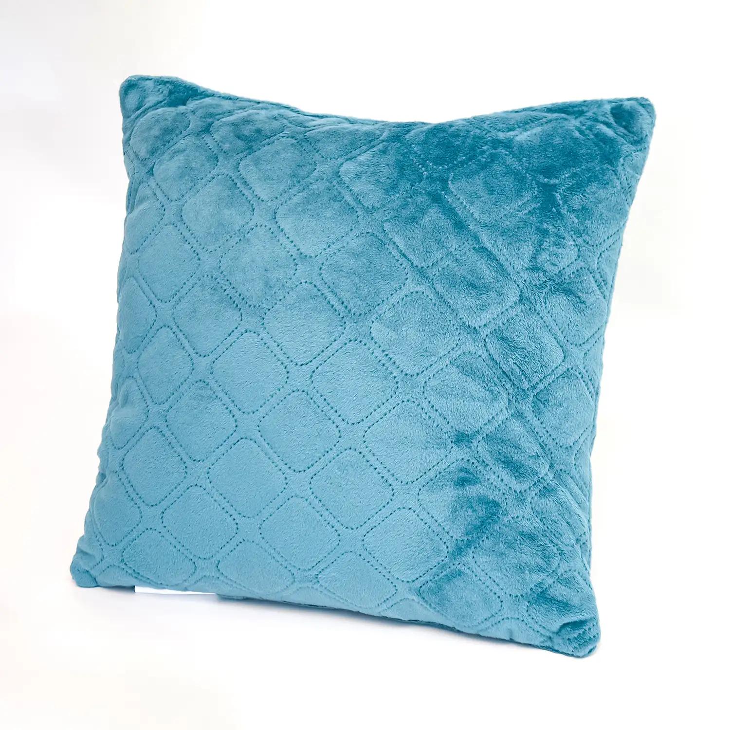 Подушка декоративна "VELOUR" Синя, 40x40 - Фото 4 Подушка декоративна "VELOUR" Синя, 40x40 - Фото 4