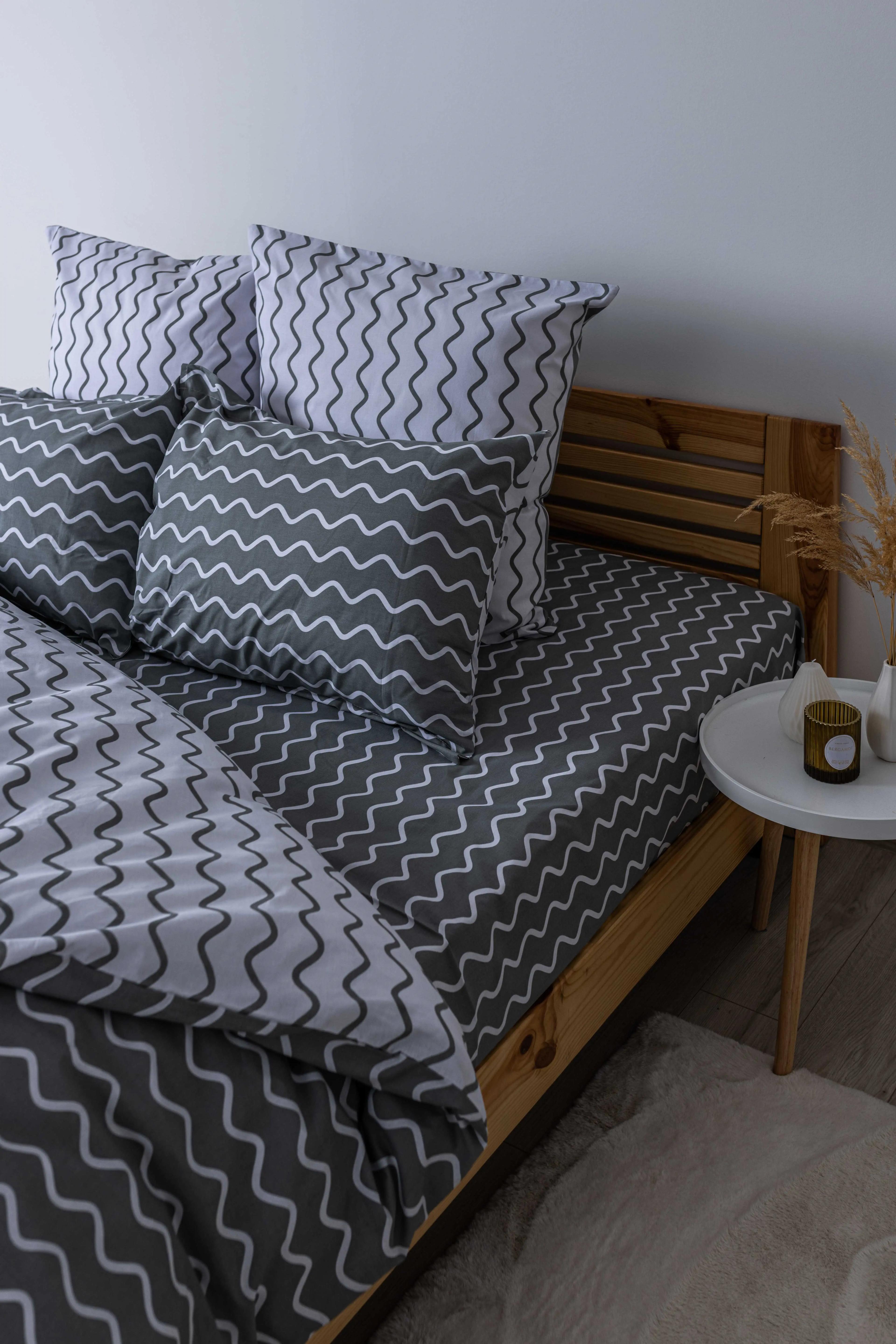 Комплект постільної білизни ТЕП "Happy Sleep" Pearl Dream - GREY, полуторна - Фото 5 Комплект постільної білизни ТЕП "Happy Sleep" Pearl Dream - GREY, полуторна - Фото 5