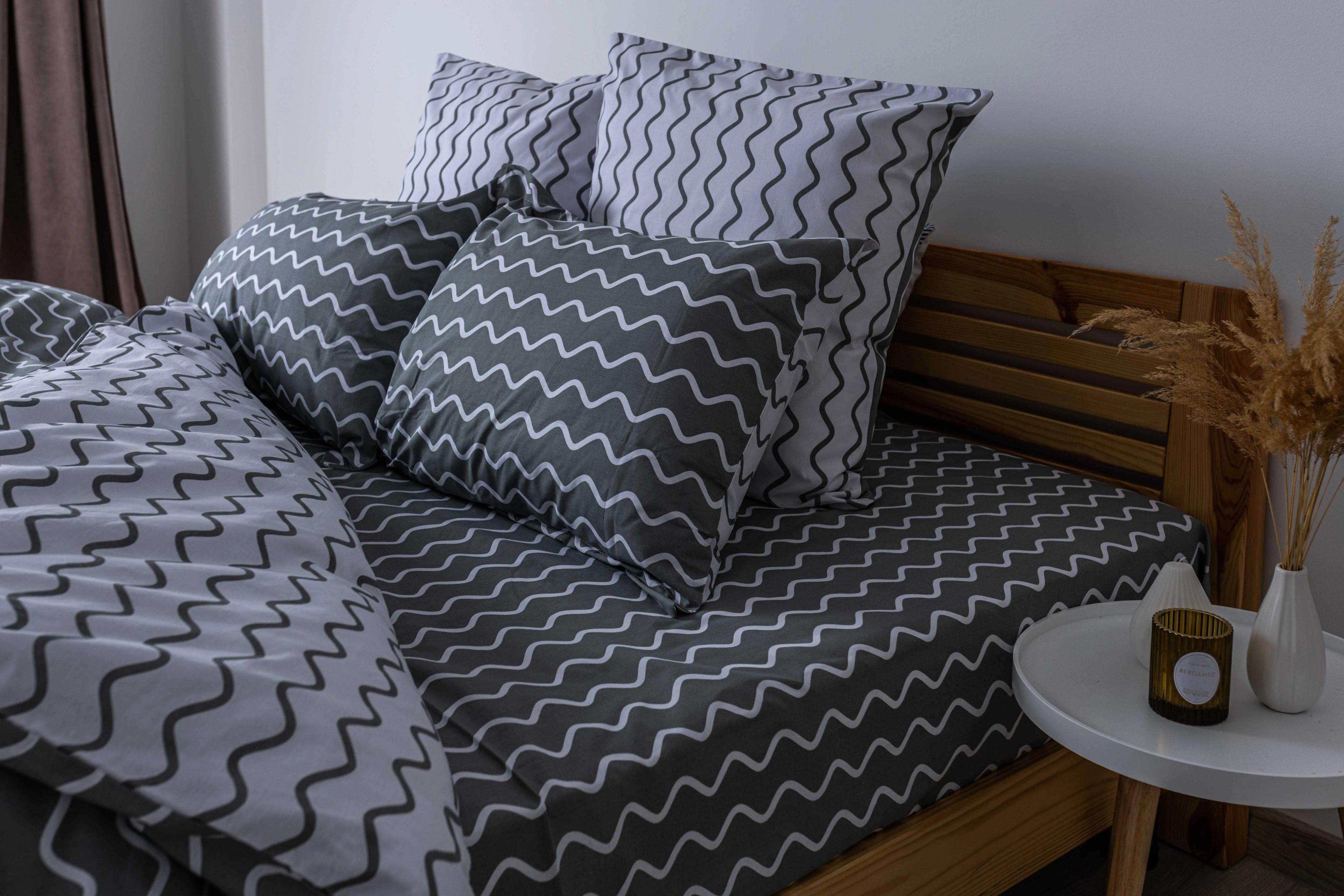 Комплект постільної білизни ТЕП "Happy Sleep" Pearl Dream - GREY, полуторна - Фото 6 Комплект постільної білизни ТЕП "Happy Sleep" Pearl Dream - GREY, полуторна - Фото 6