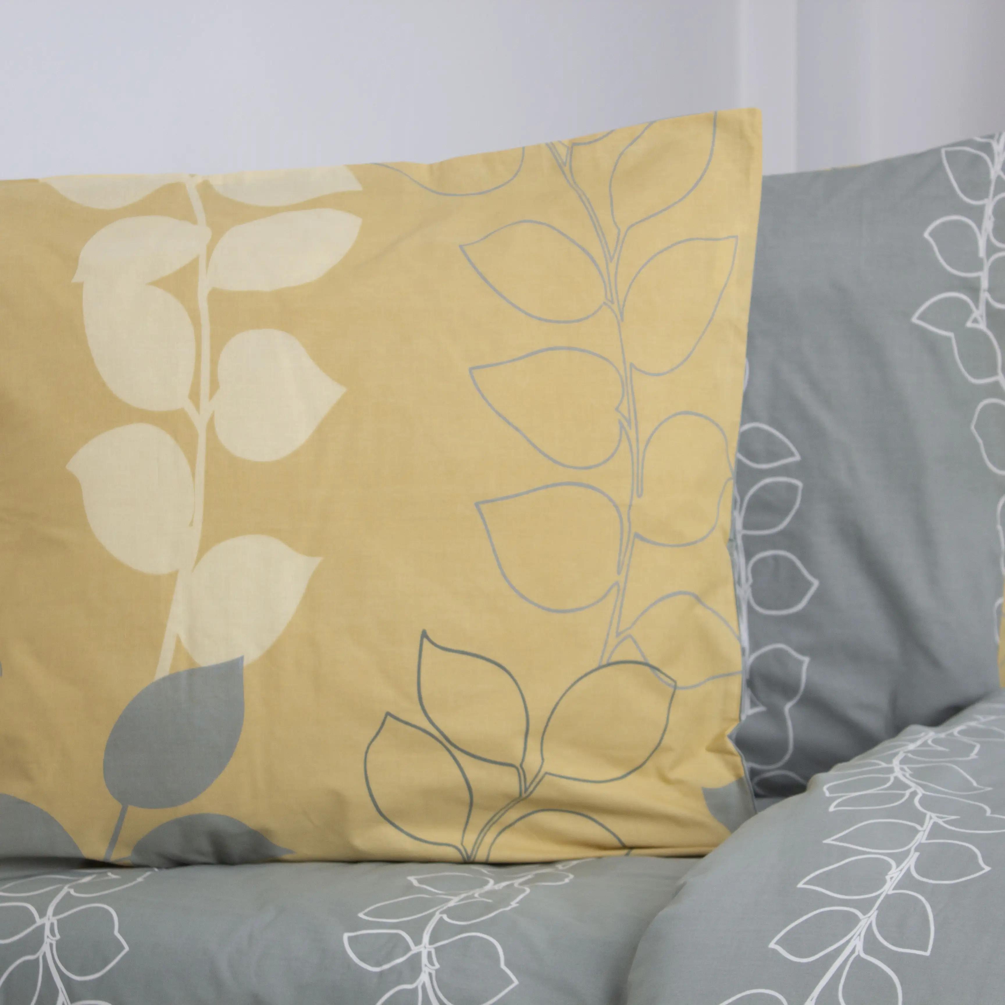 Комплект постільної білизни ТЕП "Soft dreams" Grey Leaf, полуторна - Фото 4 Комплект постільної білизни ТЕП "Soft dreams" Grey Leaf, полуторна - Фото 4