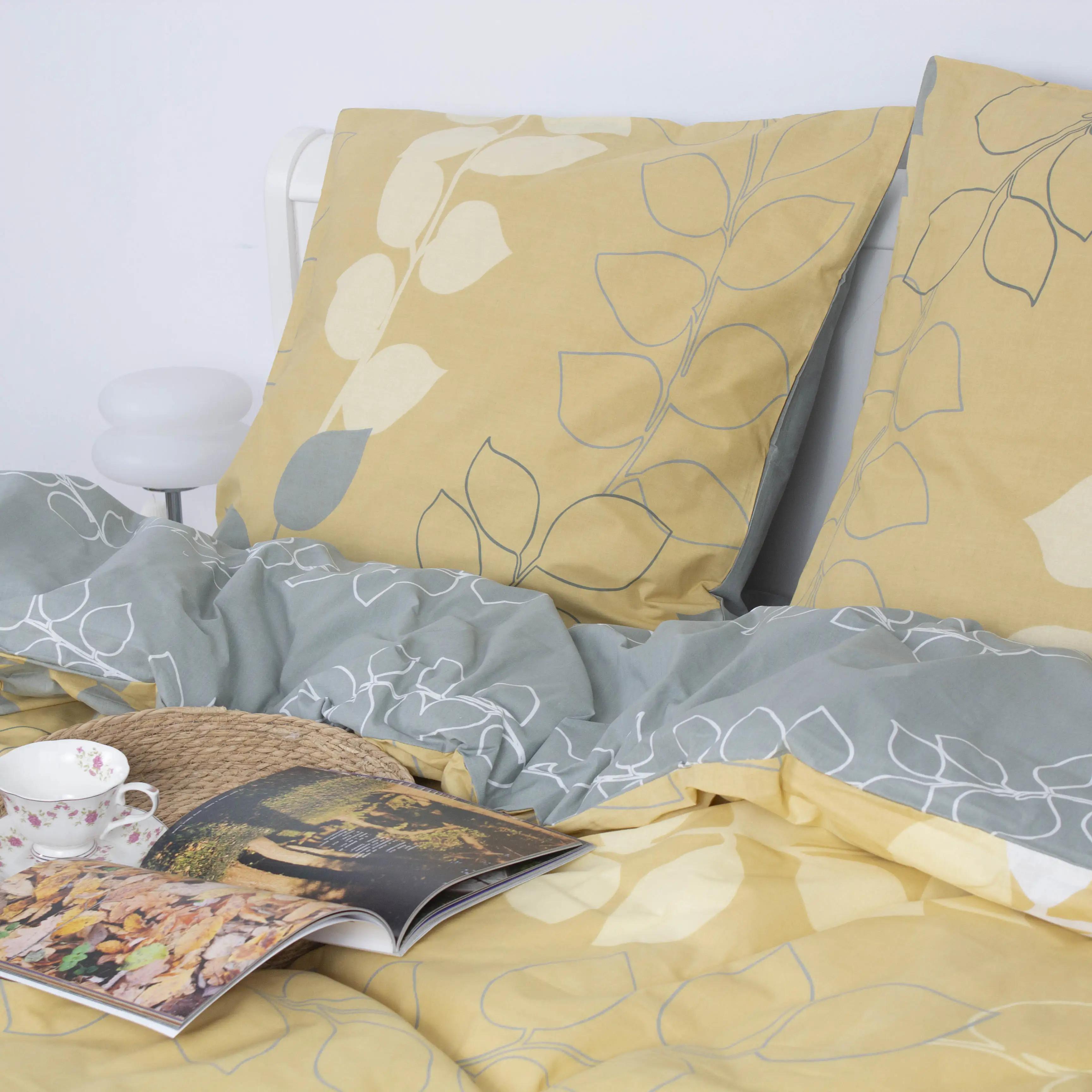 Комплект постільної білизни ТЕП "Soft dreams" Grey Leaf, полуторна - Фото 6 Комплект постільної білизни ТЕП "Soft dreams" Grey Leaf, полуторна - Фото 6