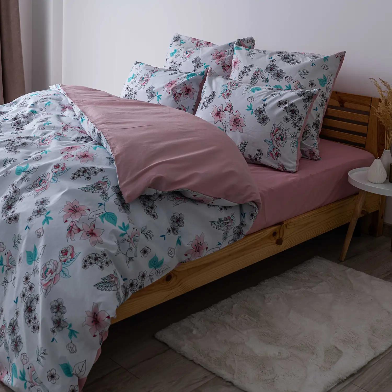 Постільна білизна ТЕП "Soft dreams" English Flower, 70x70, полуторна - Фото 2 Постільна білизна ТЕП "Soft dreams" English Flower, 70x70, полуторна - Фото 2