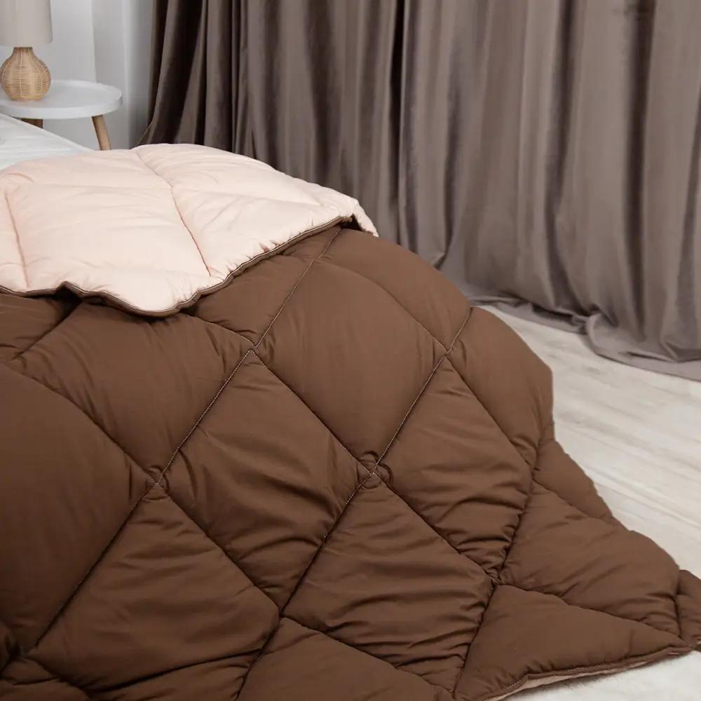 Ковдра "ALASKA" (450г/м2) Коричнева комбінована, 150x205 - Фото 3 Ковдра "ALASKA" (450г/м2) Коричнева комбінована, 150x205 - Фото 3