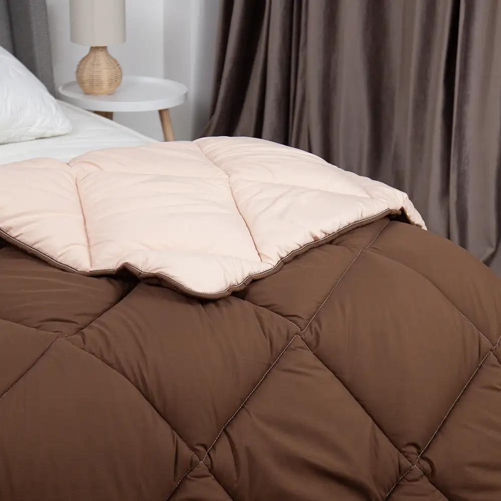 Ковдра "ALASKA" (450г/м2) Коричнева комбінована, 150x205 - Фото 4 Ковдра "ALASKA" (450г/м2) Коричнева комбінована, 150x205 - Фото 4