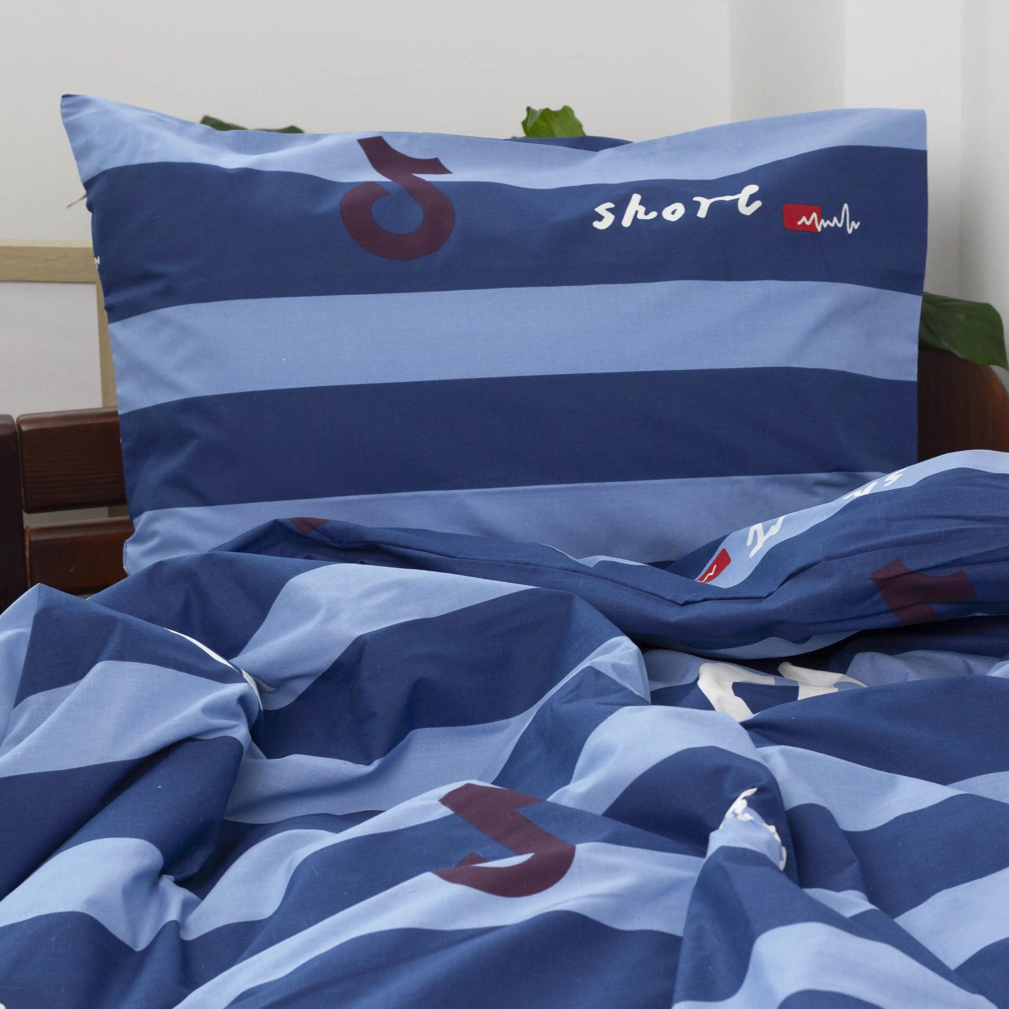Постільна білизна ТЕП "Soft dreams" Line Blue 50x70, підліткова - Фото 3 Постільна білизна ТЕП "Soft dreams" Line Blue 50x70, підліткова - Фото 3