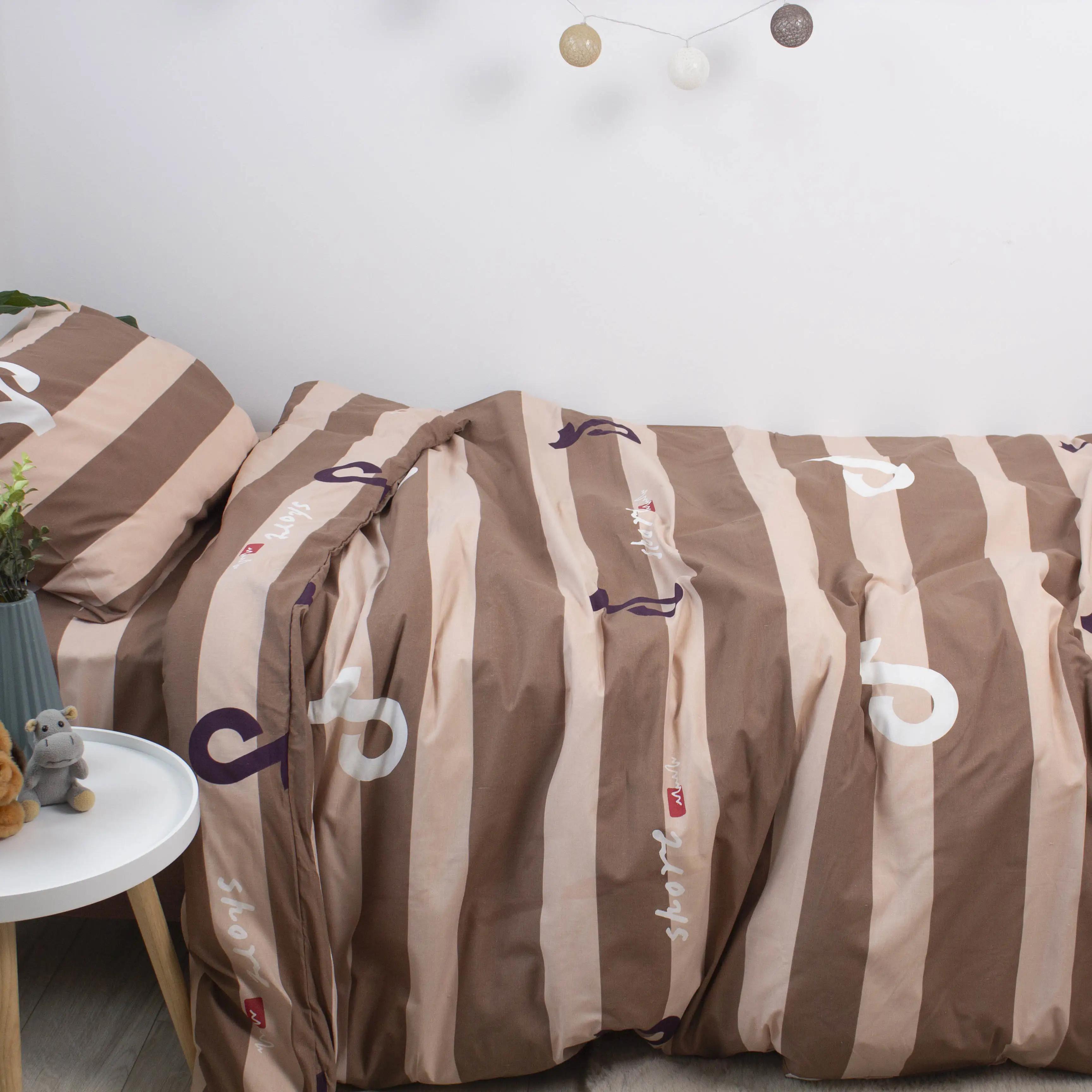 Постільна білизна ТЕП "Soft dreams" Line Brown 50x70, підліткова - Фото 2 Постільна білизна ТЕП "Soft dreams" Line Brown 50x70, підліткова - Фото 2