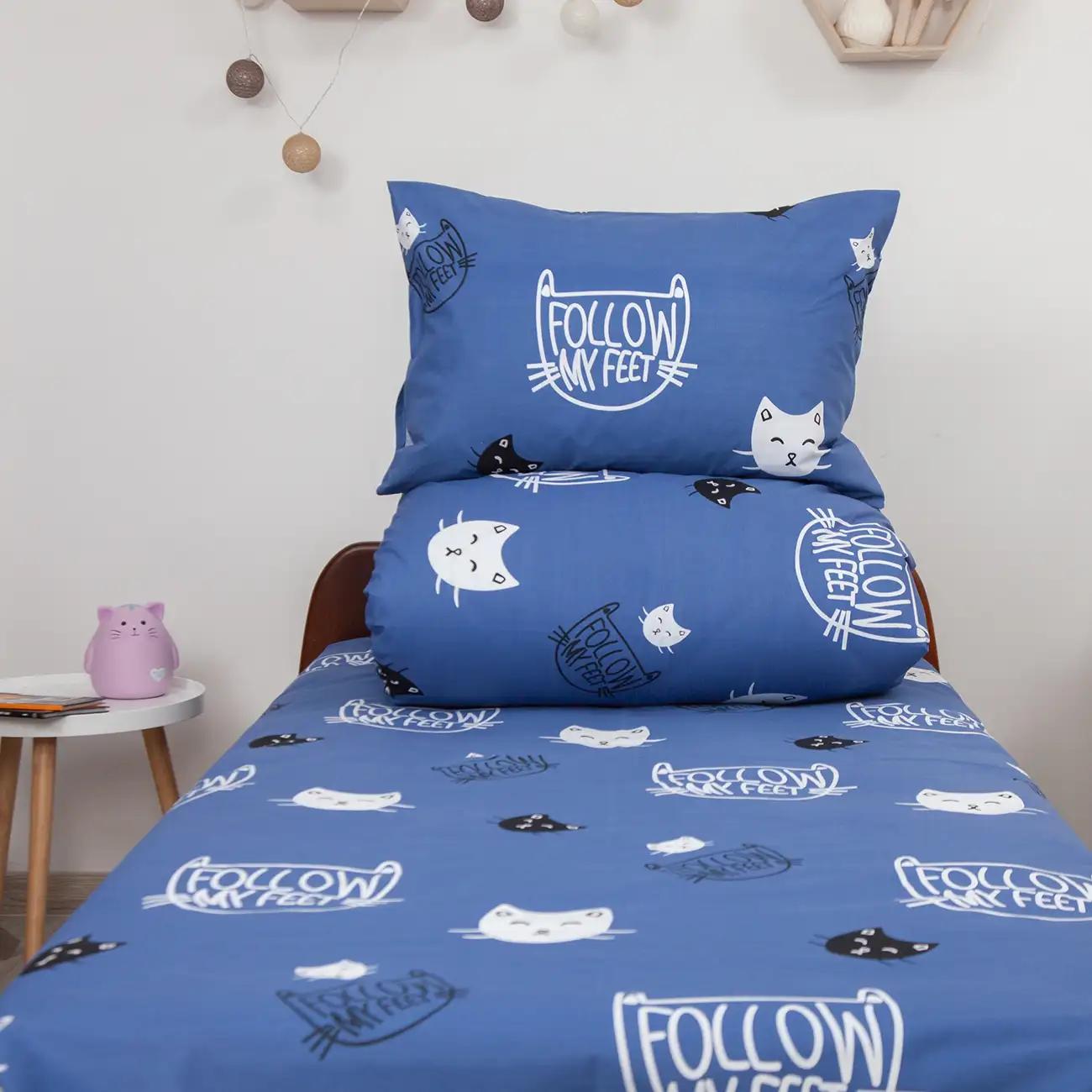 Постільна білизна ТЕП "Soft dreams" Кошенятка (сині), 50x70, підліткова - Фото 6 Постільна білизна ТЕП "Soft dreams" Кошенятка (сині), 50x70, підліткова - Фото 6