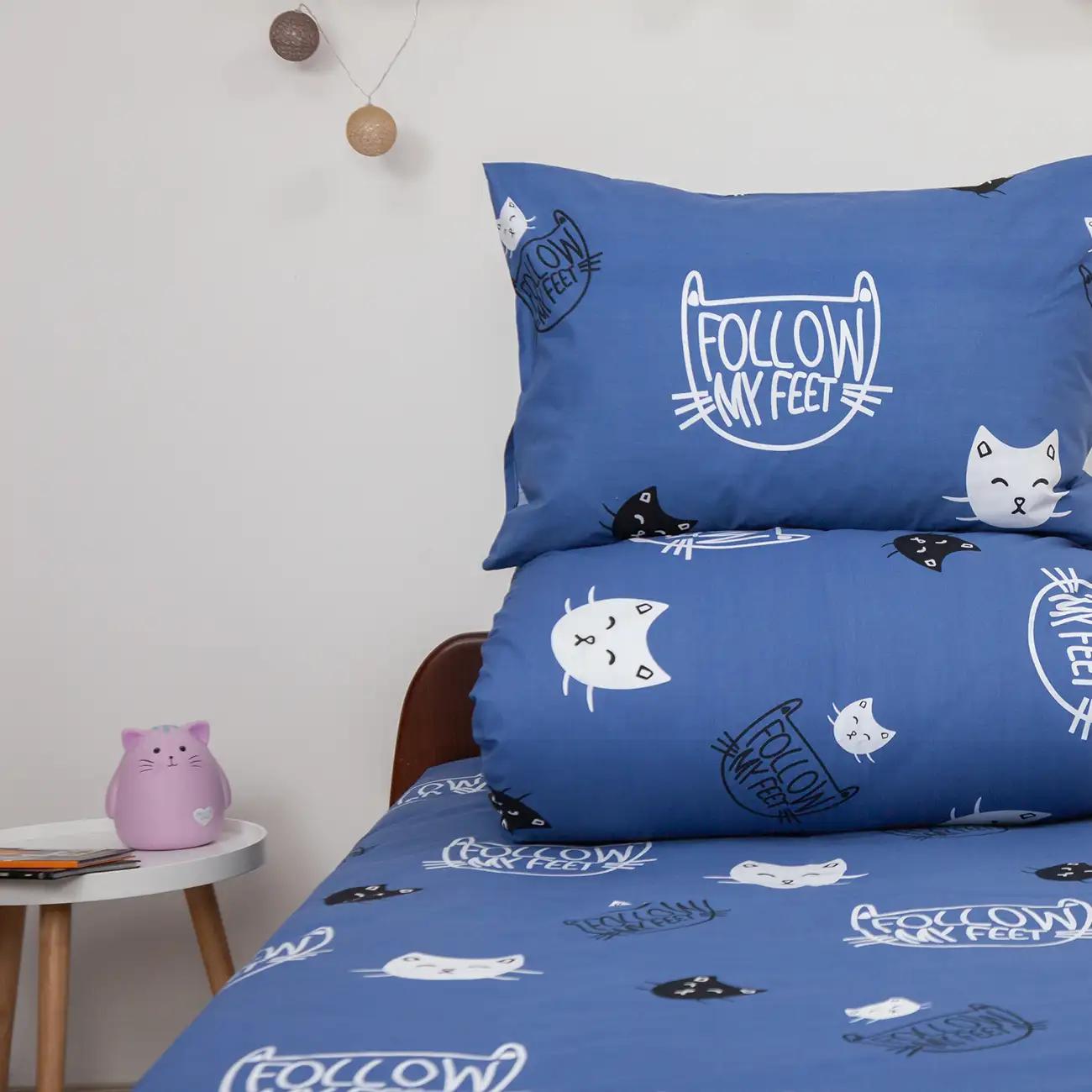 Постільна білизна ТЕП "Soft dreams" Кошенятка (сині), 50x70, підліткова - Фото 2 Постільна білизна ТЕП "Soft dreams" Кошенятка (сині), 50x70, підліткова - Фото 2