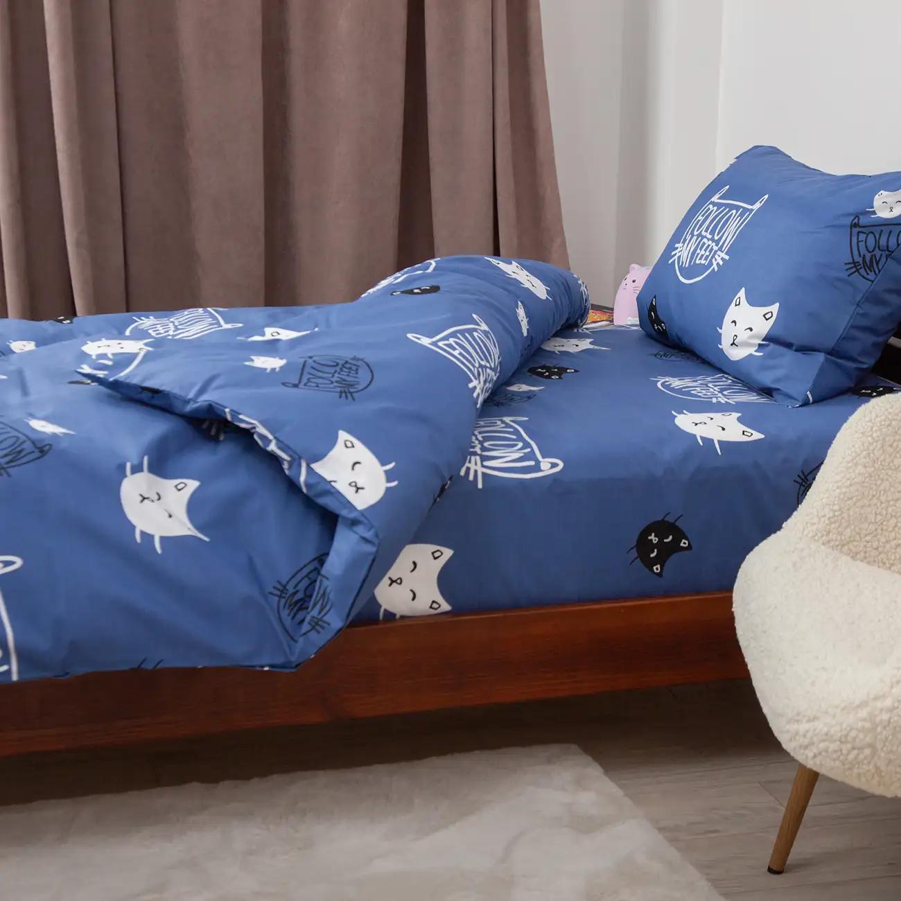 Постільна білизна ТЕП "Soft dreams" Кошенятка (сині), 50x70, підліткова - Фото 7 Постільна білизна ТЕП "Soft dreams" Кошенятка (сині), 50x70, підліткова - Фото 7