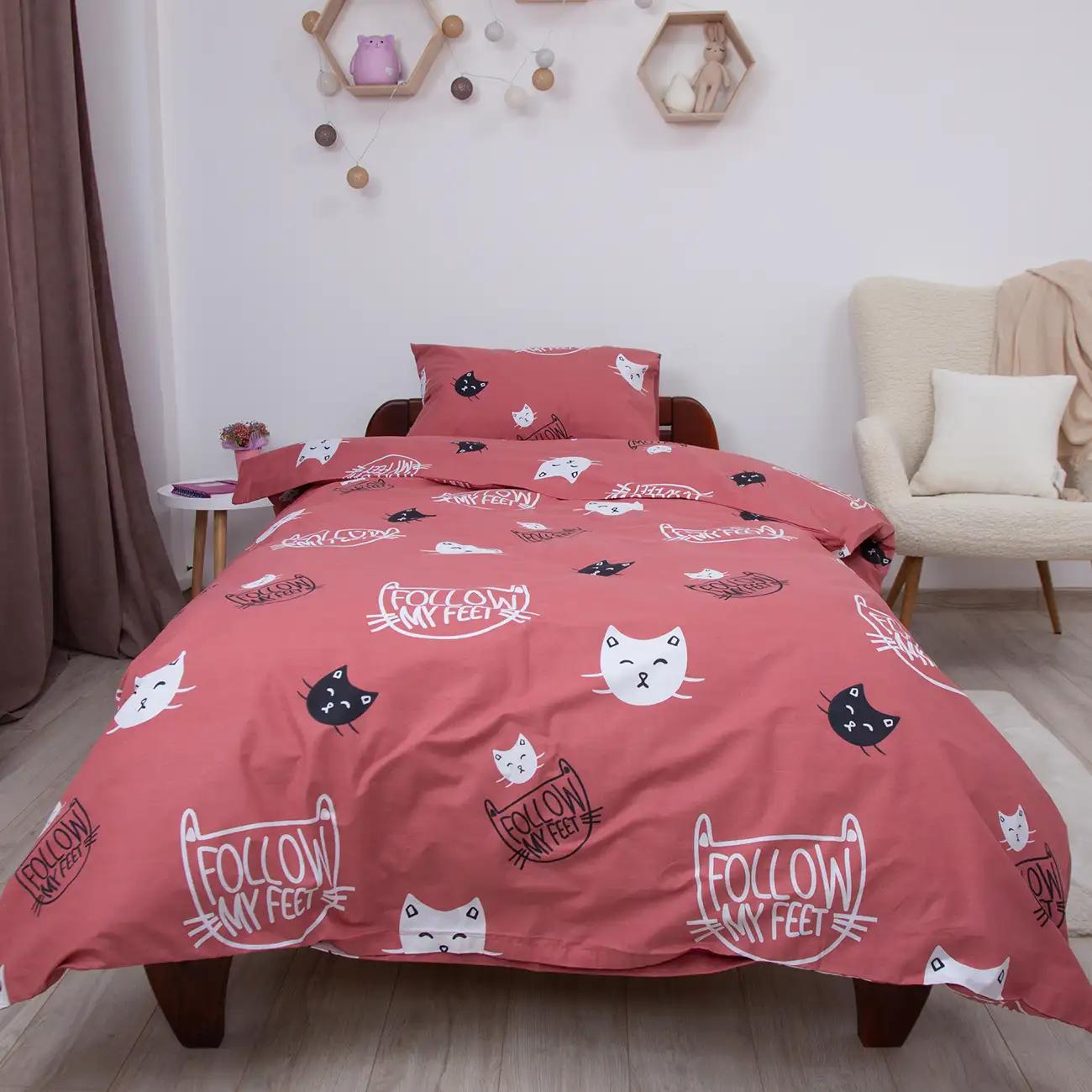 Постільна білизна ТЕП "Soft dreams" Кошенятка (коричневий), 50x70, підліткова - Фото 3 Постільна білизна ТЕП "Soft dreams" Кошенятка (коричневий), 50x70, підліткова - Фото 3