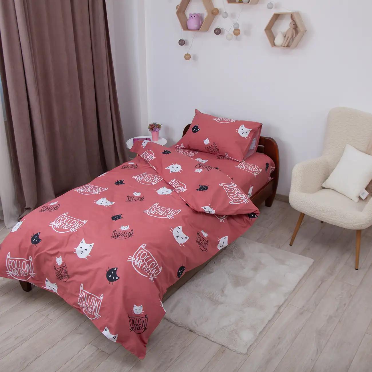 Постільна білизна ТЕП "Soft dreams" Кошенятка (коричневий), 50x70, підліткова - Фото 4 Постільна білизна ТЕП "Soft dreams" Кошенятка (коричневий), 50x70, підліткова - Фото 4