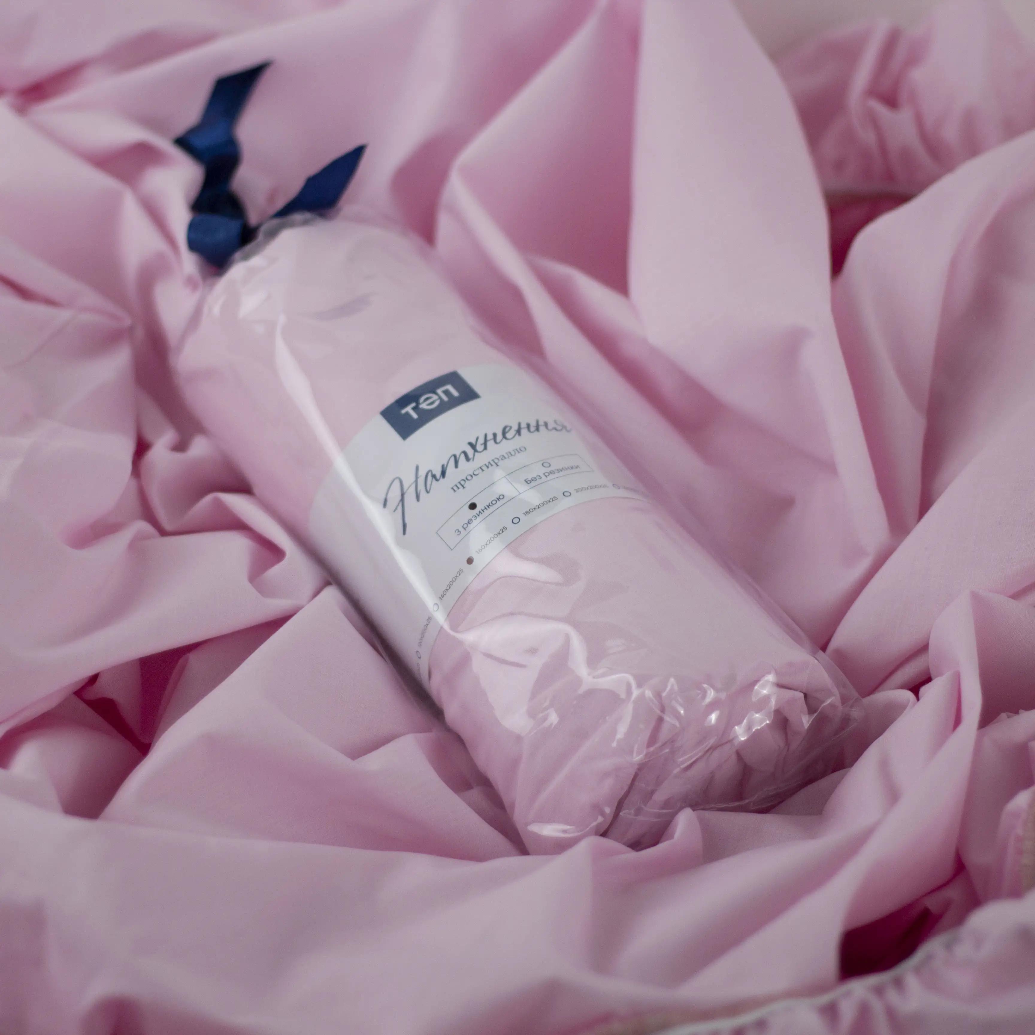 Простирадло "НАТХНЕННЯ" з резинкою Light Pink, 90x200 - Фото 5 Простирадло "НАТХНЕННЯ" з резинкою Light Pink, 90x200 - Фото 5