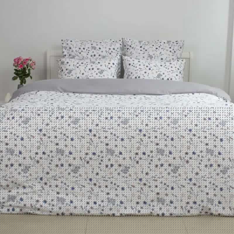 Комплект постільної білизни Melluna Silk Garden, полуторна - Фото 2 Комплект постільної білизни Melluna Silk Garden, полуторна - Фото 2