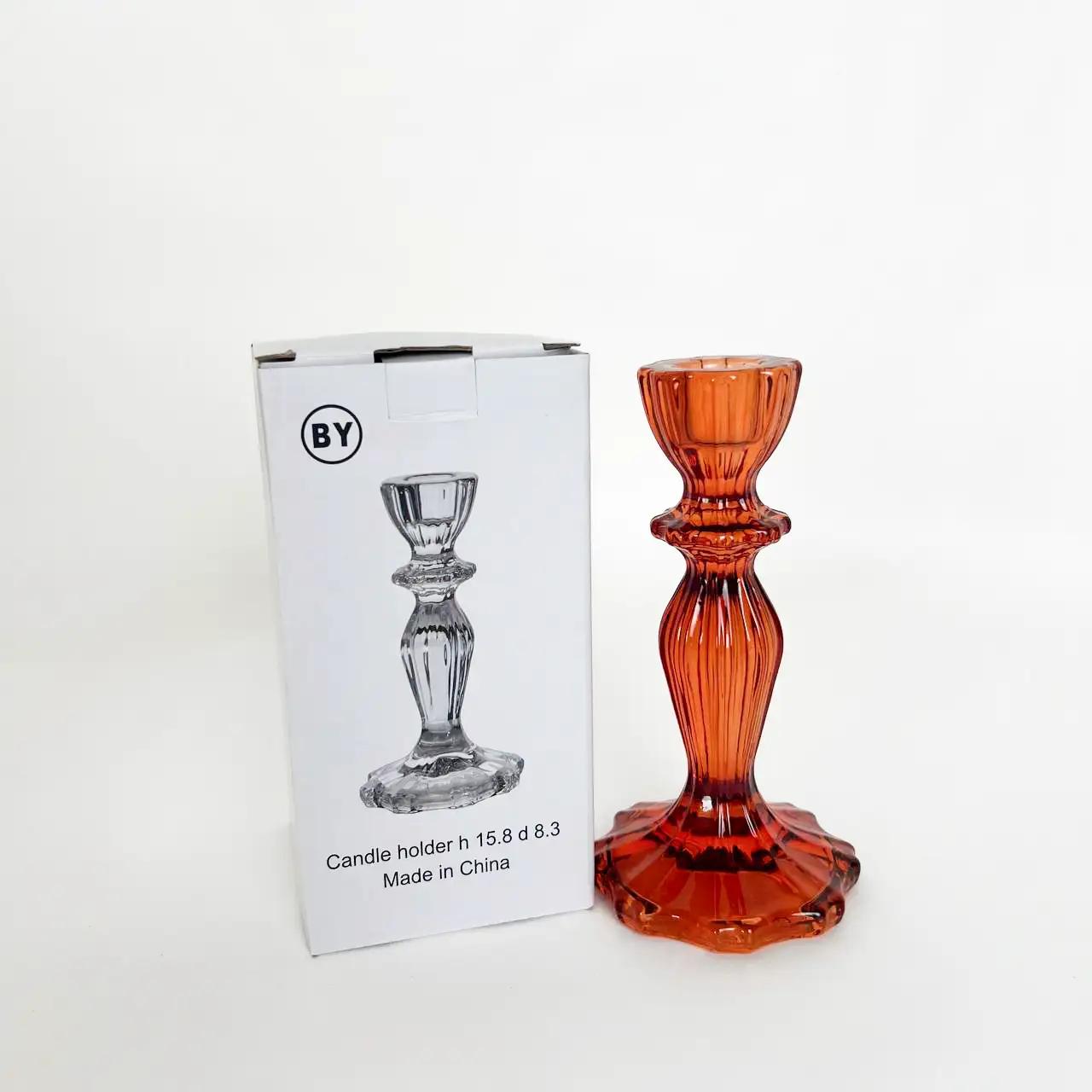 Підсвічник «Amber Home», 15 см, скло, мідний - Фото 3 Підсвічник «Amber Home», 15 см, скло, мідний - Фото 3