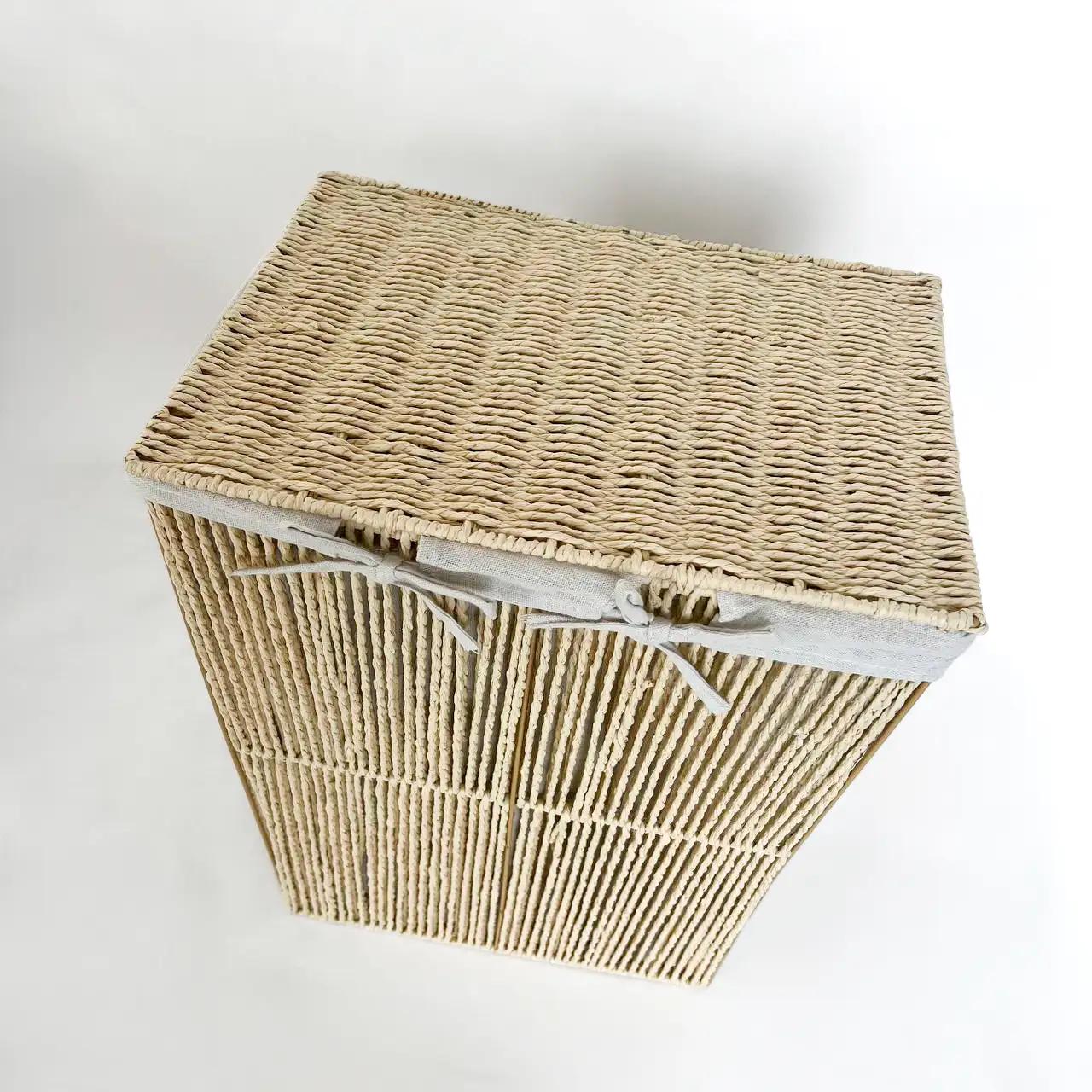 Комплект кошиків для білизни Natural Home, 3 шт, бежеві - Фото 2 Комплект кошиків для білизни Natural Home, 3 шт, бежеві - Фото 2