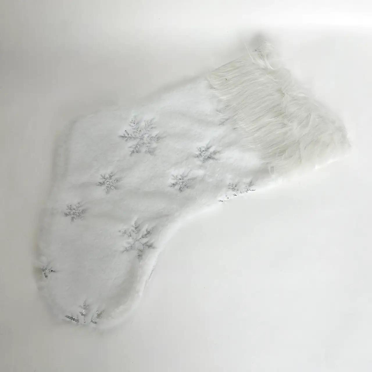 Різдвяна шкарпетка «Winter Dream», 29×45 см, біла Різдвяна шкарпетка «Winter Dream», 29×45 см, біла