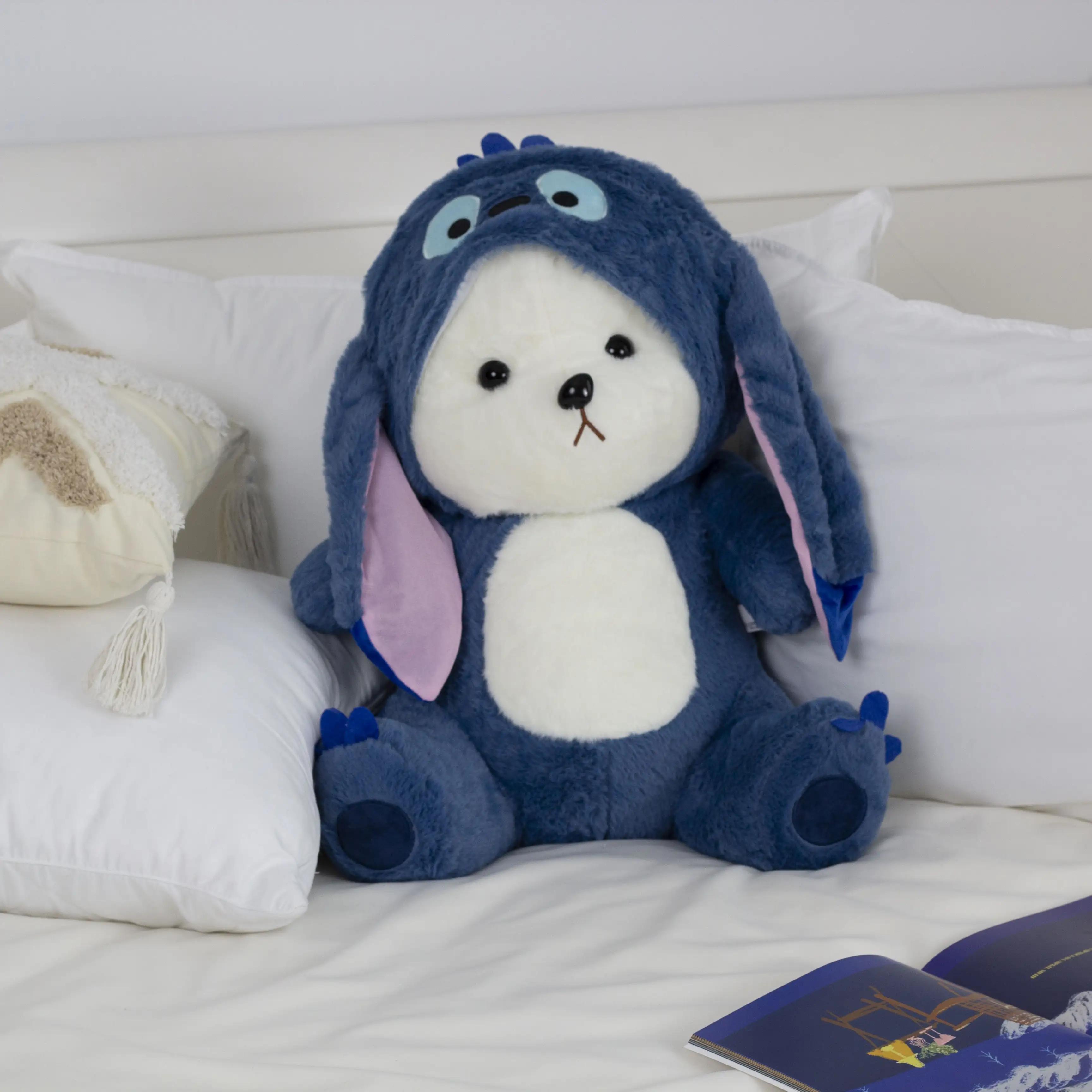 М'яка іграшка Ведмедик Тедді в костюмі Стіча з пледом — Stitch Teddy Comfort Kit - Фото 2 М'яка іграшка Ведмедик Тедді в костюмі Стіча з пледом — Stitch Teddy Comfort Kit - Фото 2