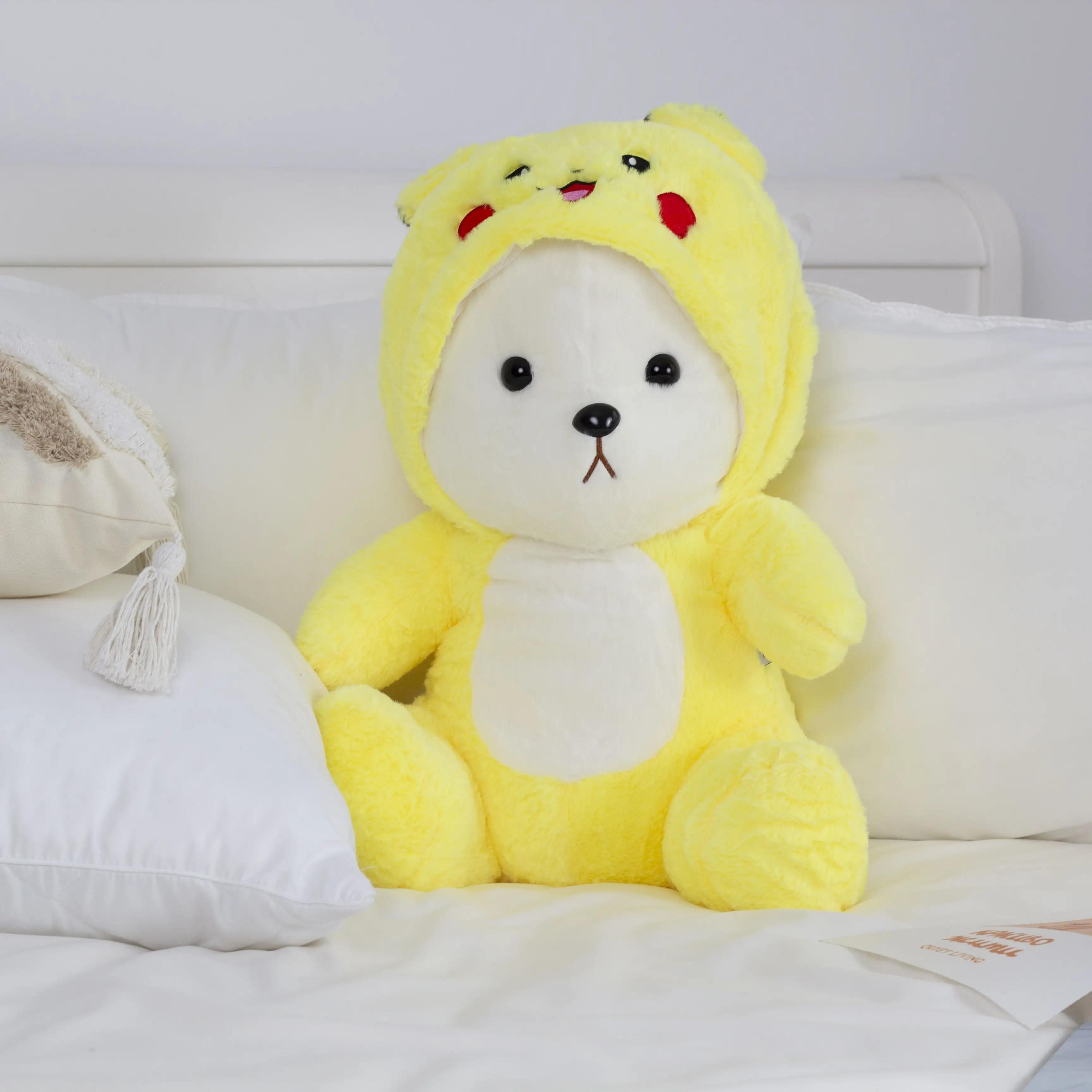 М'яка іграшка Ведмедик Тедді в костюмі Пікачу з пледом — Pikachu Teddy Practical Comfort Kit - Фото 2 М'яка іграшка Ведмедик Тедді в костюмі Пікачу з пледом — Pikachu Teddy Practical Comfort Kit - Фото 2