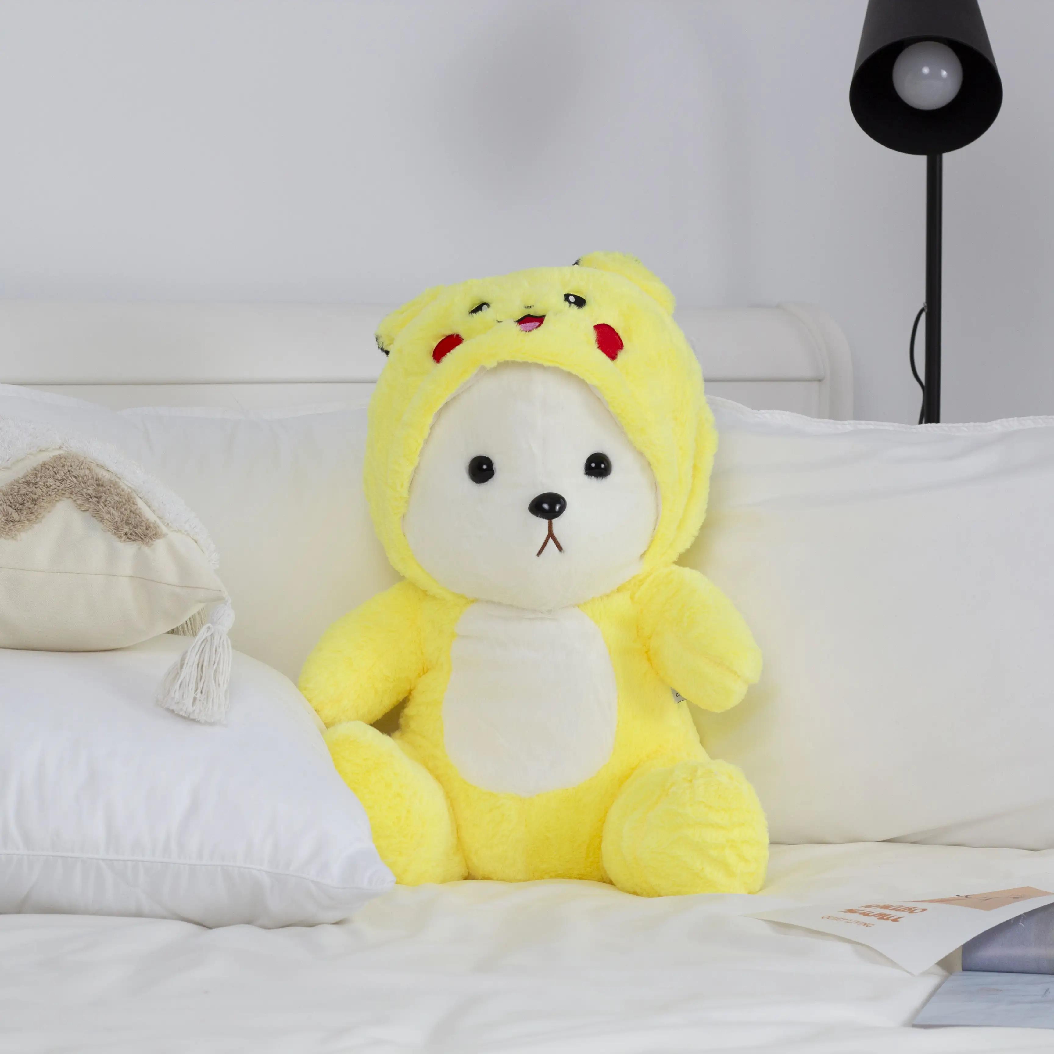 М'яка іграшка Ведмедик Тедді в костюмі Пікачу з пледом — Pikachu Teddy Practical Comfort Kit - Фото 3 М'яка іграшка Ведмедик Тедді в костюмі Пікачу з пледом — Pikachu Teddy Practical Comfort Kit - Фото 3