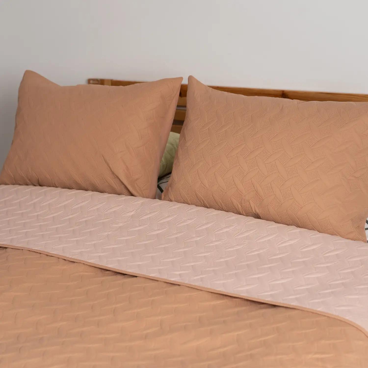 Покривало ТЕП "VINTAGE" 1 наволочка 50*70 см Кофейне/Вінтаж, 150x210 - Фото 2 Покривало ТЕП "VINTAGE" 1 наволочка 50*70 см Кофейне/Вінтаж, 150x210 - Фото 2