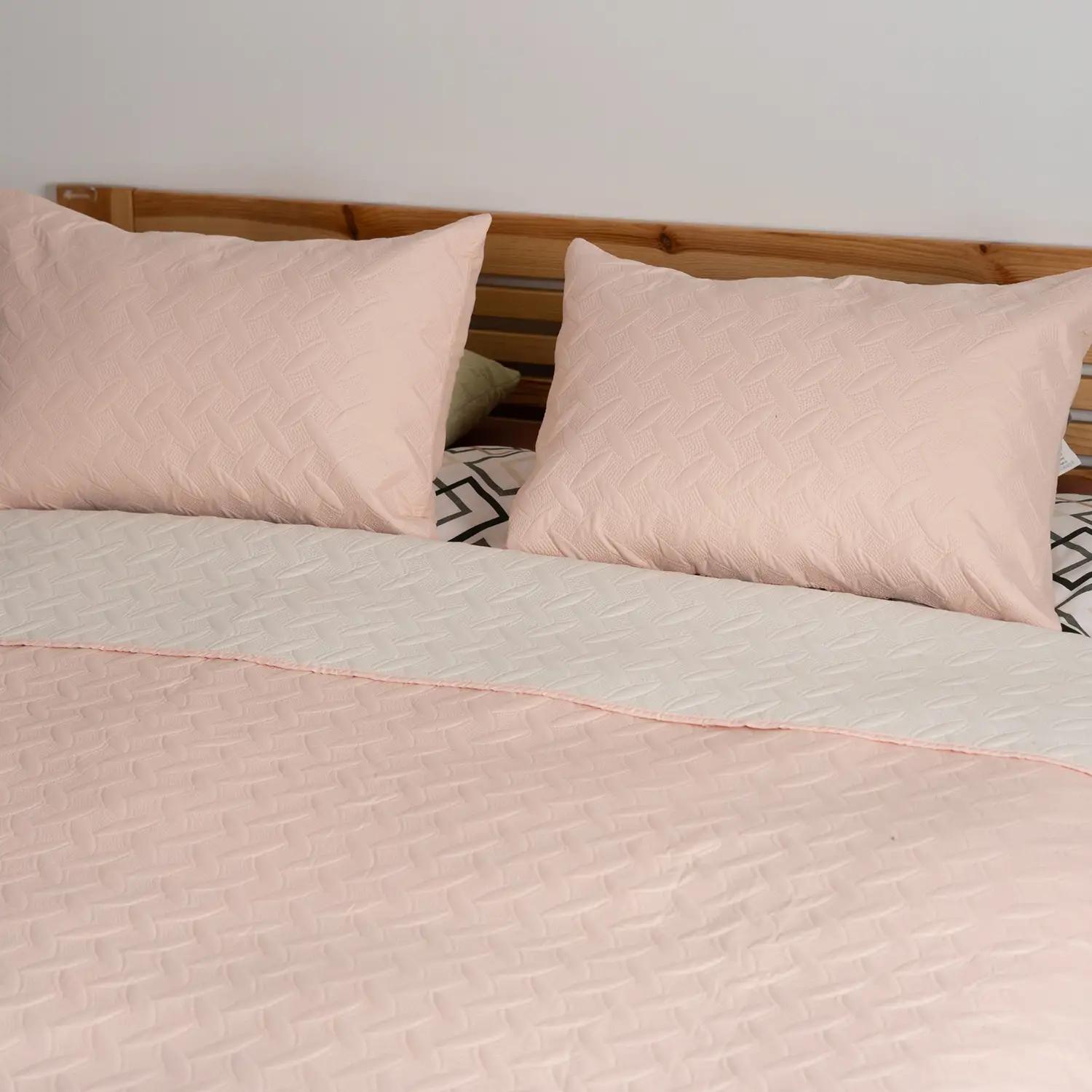 Покривало ТЕП "VINTAGE" 1 наволочка 50*70 см Пудрове/Вінтаж, 150x210 - Фото 2 Покривало ТЕП "VINTAGE" 1 наволочка 50*70 см Пудрове/Вінтаж, 150x210 - Фото 2