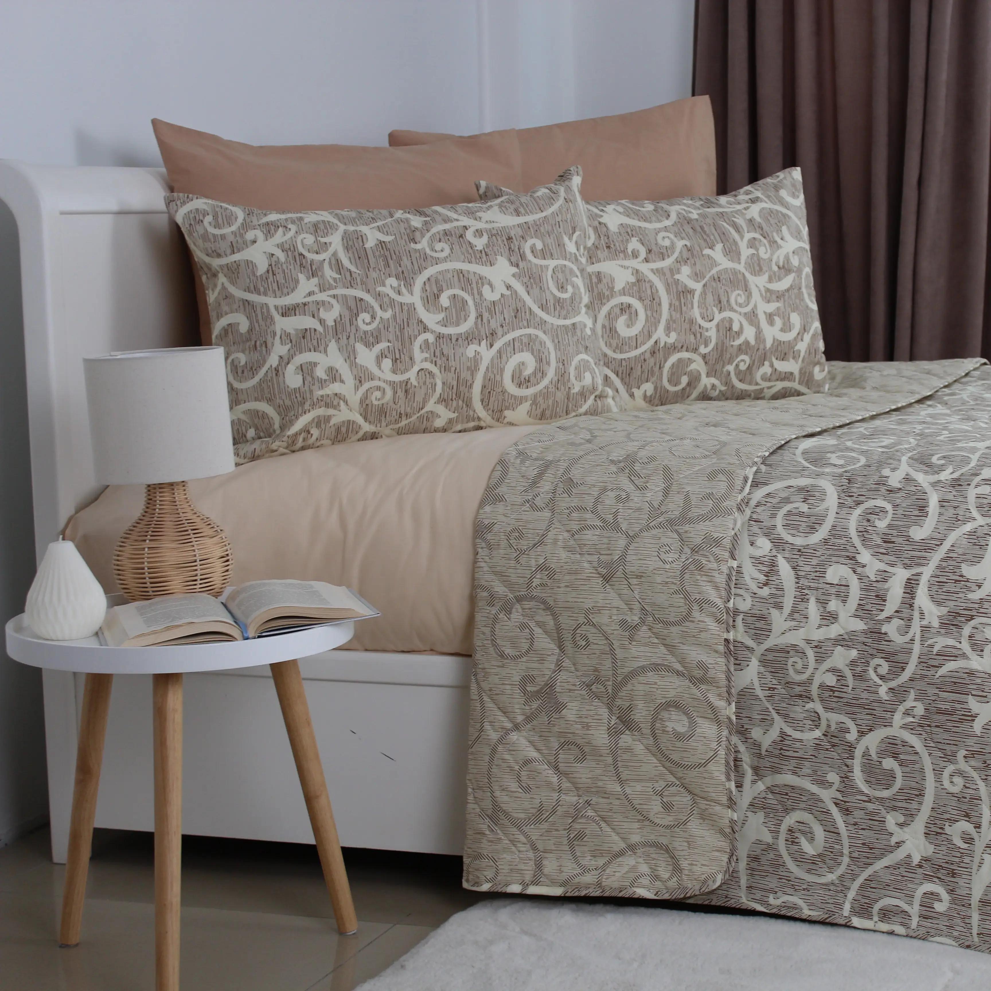 Покривало ТЕП "ELEGANT COTTON" 2 наволочки 50*70 см Beige and White, 220x240 - Фото 3 Покривало ТЕП "ELEGANT COTTON" 2 наволочки 50*70 см Beige and White, 220x240 - Фото 3