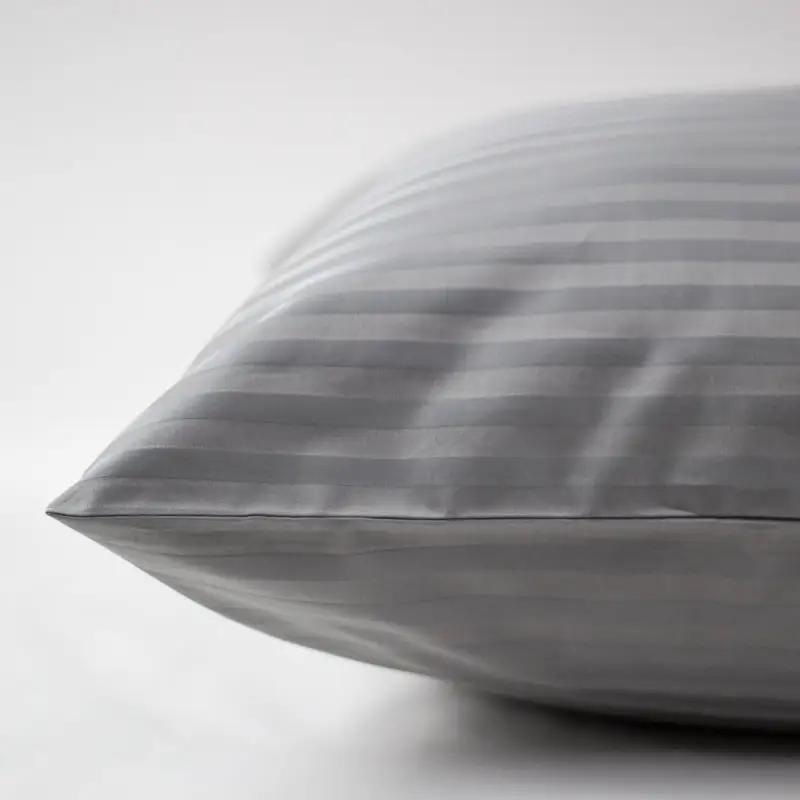 Комплект постільної білизни ТЕП "СТРАЙП САТИН PREMIUM" Grey, євро - Фото 3 Комплект постільної білизни ТЕП "СТРАЙП САТИН PREMIUM" Grey, євро - Фото 3