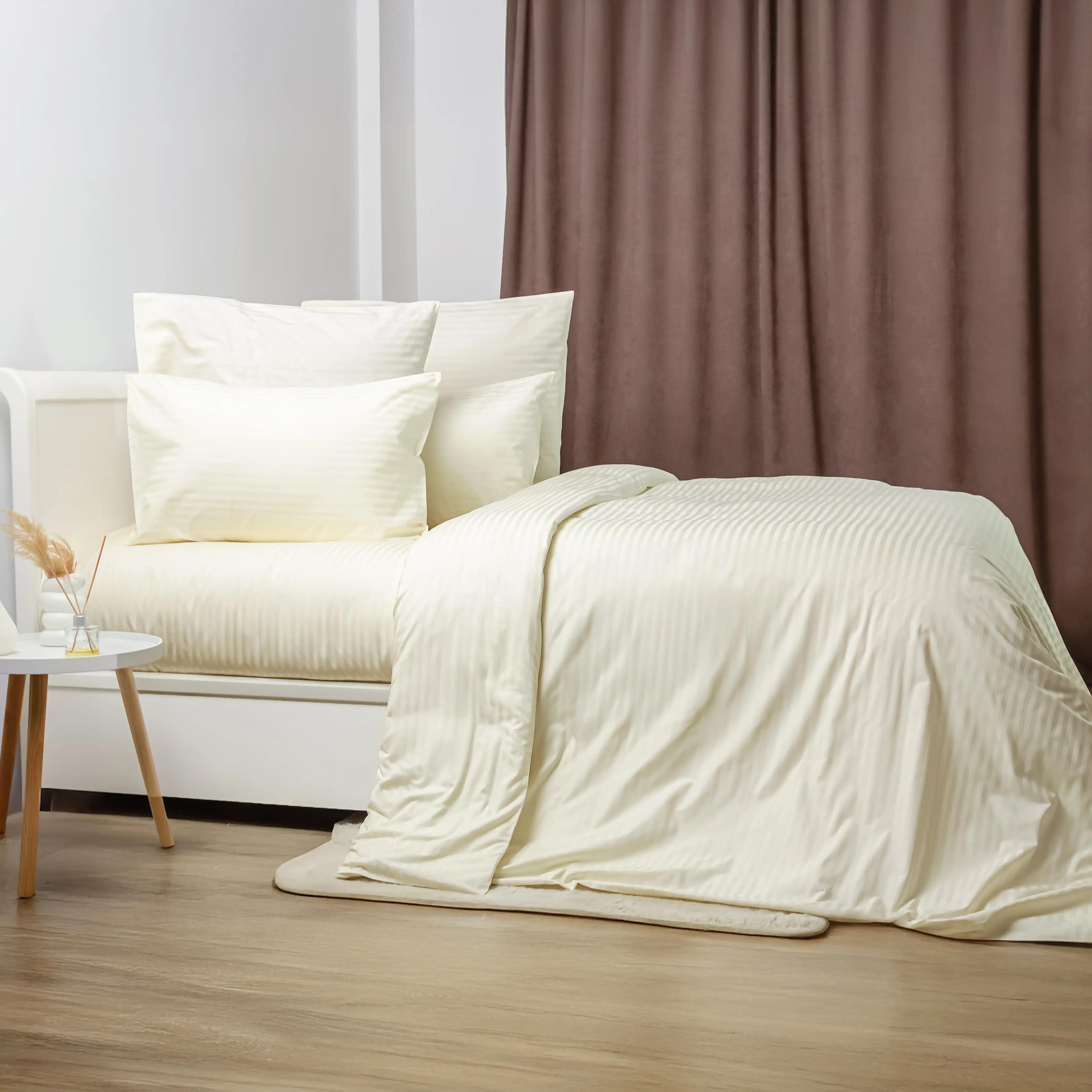 Комплект постільної білизни ТЕП "СТРАЙП САТИН PREMIUM" Caramel Комплект постільної білизни ТЕП "СТРАЙП САТИН PREMIUM" Caramel